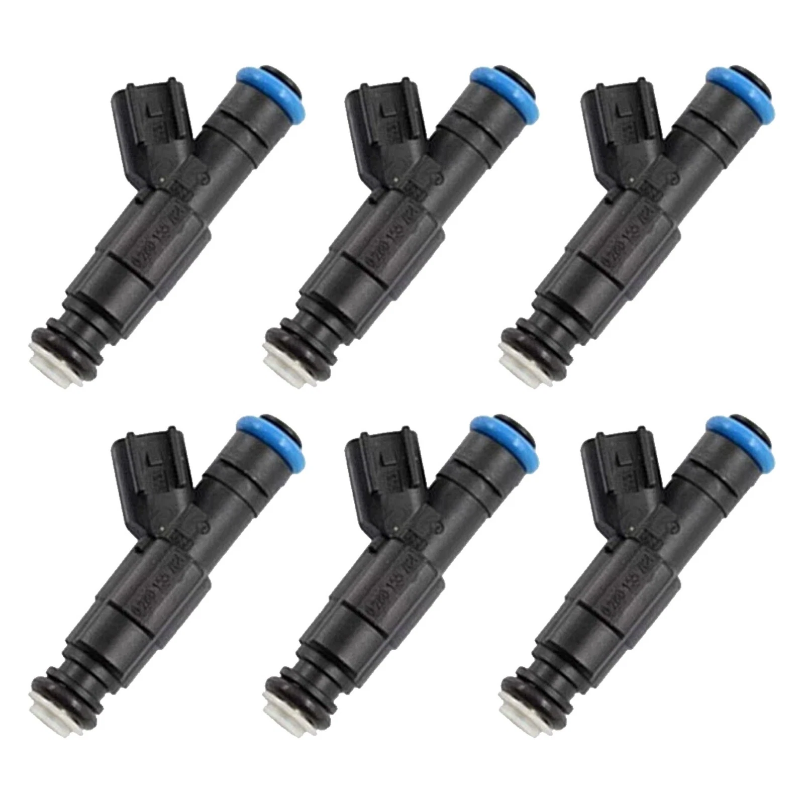 Bosch OEM Set of 6 12 HOLE Fuel Delivery & Engine Sufficiency Fuel Injectors for 1999-2004 Ford F-150, MUSTANG 3.8L 4.2L V6