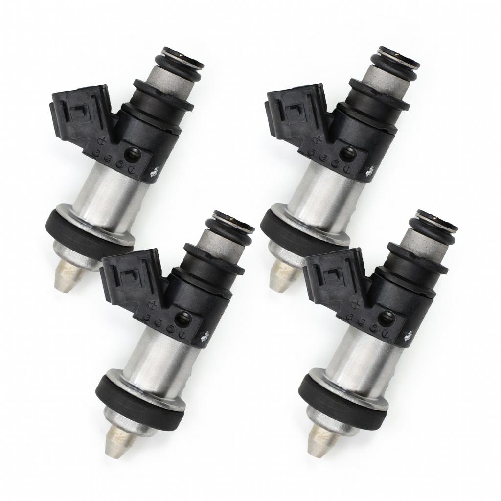 Honda OEM Set of 4 Fuel Injectors Keihin For 1999 2000 2001 CRV 2.0L I4 06164 PCA 000 06164-PCA-000 — view 1