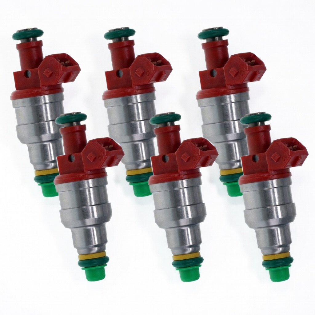 Bosch OEM Set of 6 Fuel Injectors for 1993-1997 Mazda B4000 Navajo Ford Explorer Ranger 4.0 0280150931 — view 1