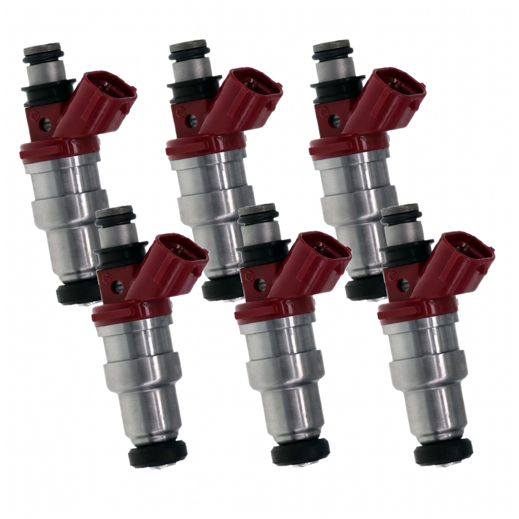 Denso OEM Set of 6 Fuel Injectors for 1988-1991 Toyota Camry Lexus ES250 2.5 V6 23250-62020