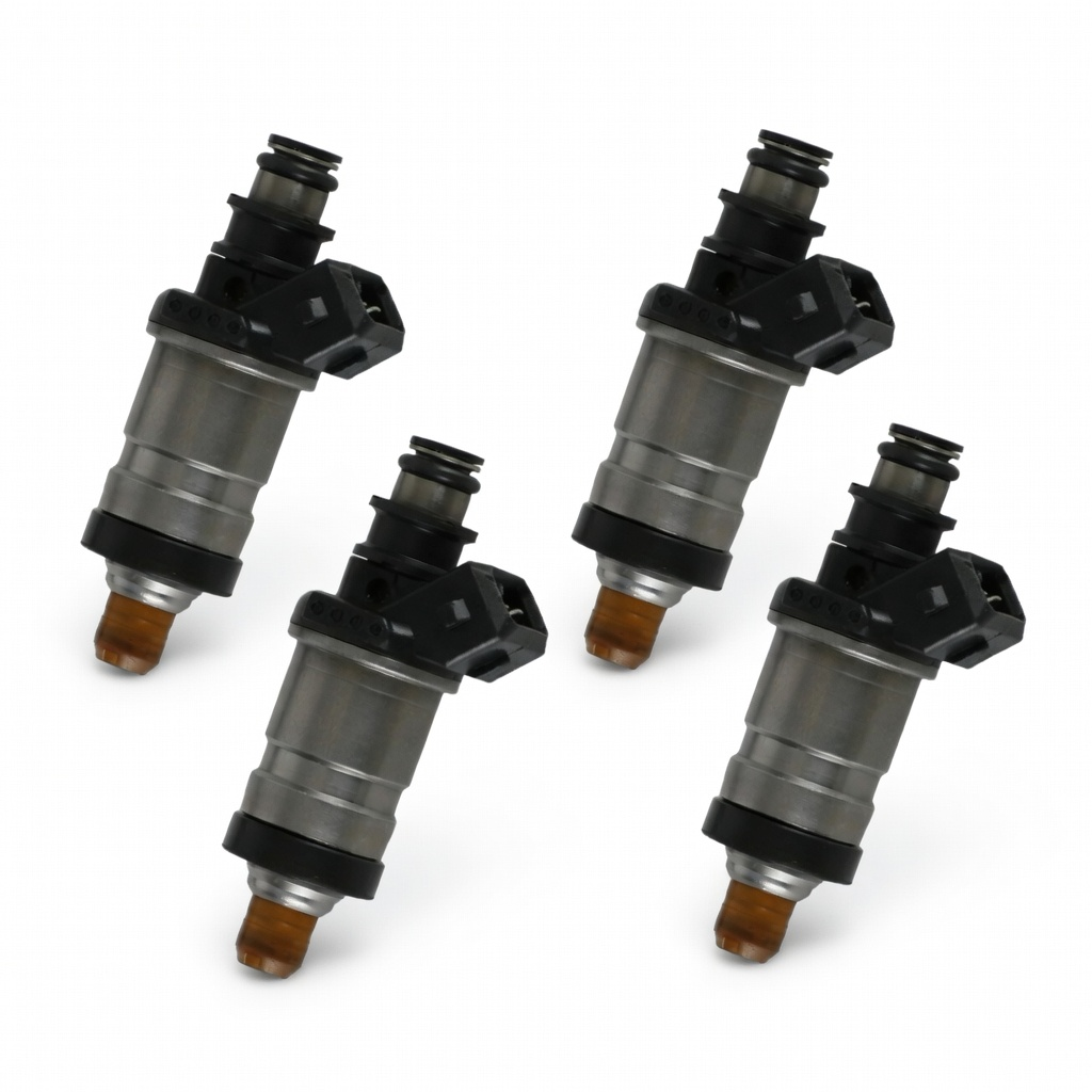 Honda OEM Set of 4 Fuel Injectors 06164-P0F-000 for 1993-1996 PRELUDE 2.2L VTEC 06164P13000