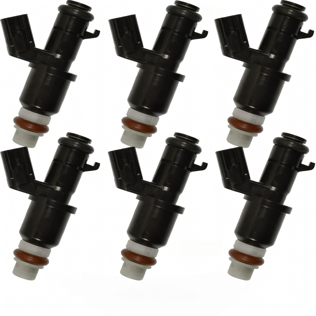 Honda OEM Set of 6 Fuel Injectors for ACCORD PILOT ODYSSEY RIDGELINE MDX TL 3.0 3.2 3.5 16450-PWA-006