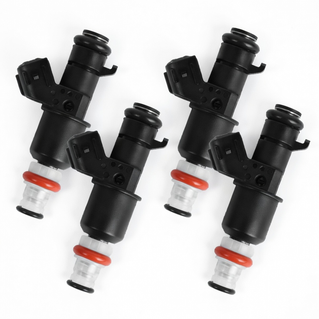 Honda Keihin OEM Set of 4 Fuel Injectors for 2006-2011 Civic Si CSX 2005-2006 RSX TYPE S 2.0L 2004-2008 TSX 16450-RBB-003