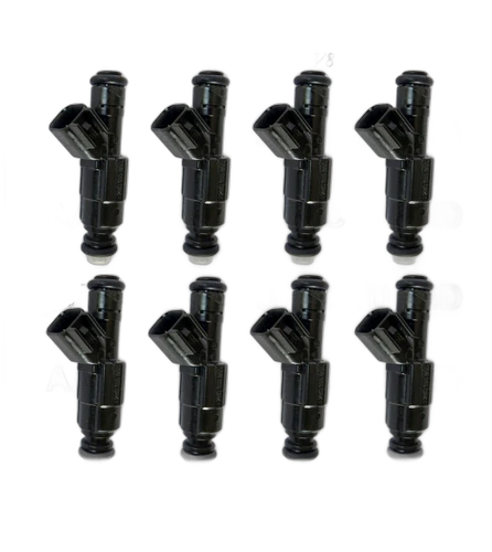 Bosch OEM Set of 8 Fuel Injectors Fuel Delivery & Engine Sufficiency 4 HOLES for 2000-2003 Dakota Durango Ram 5.9L V8