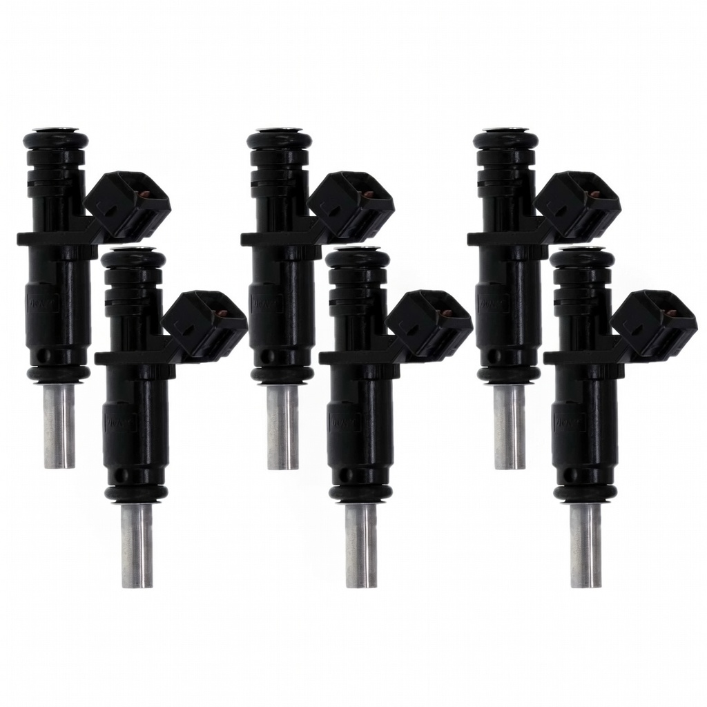 Siemens OEM Set of 6 Fuel Injectors Fuel Delivery & Engine Sufficiency for 1999-2006 BMW 320 325ci 325 325xi 525i X3 Z3 Z4