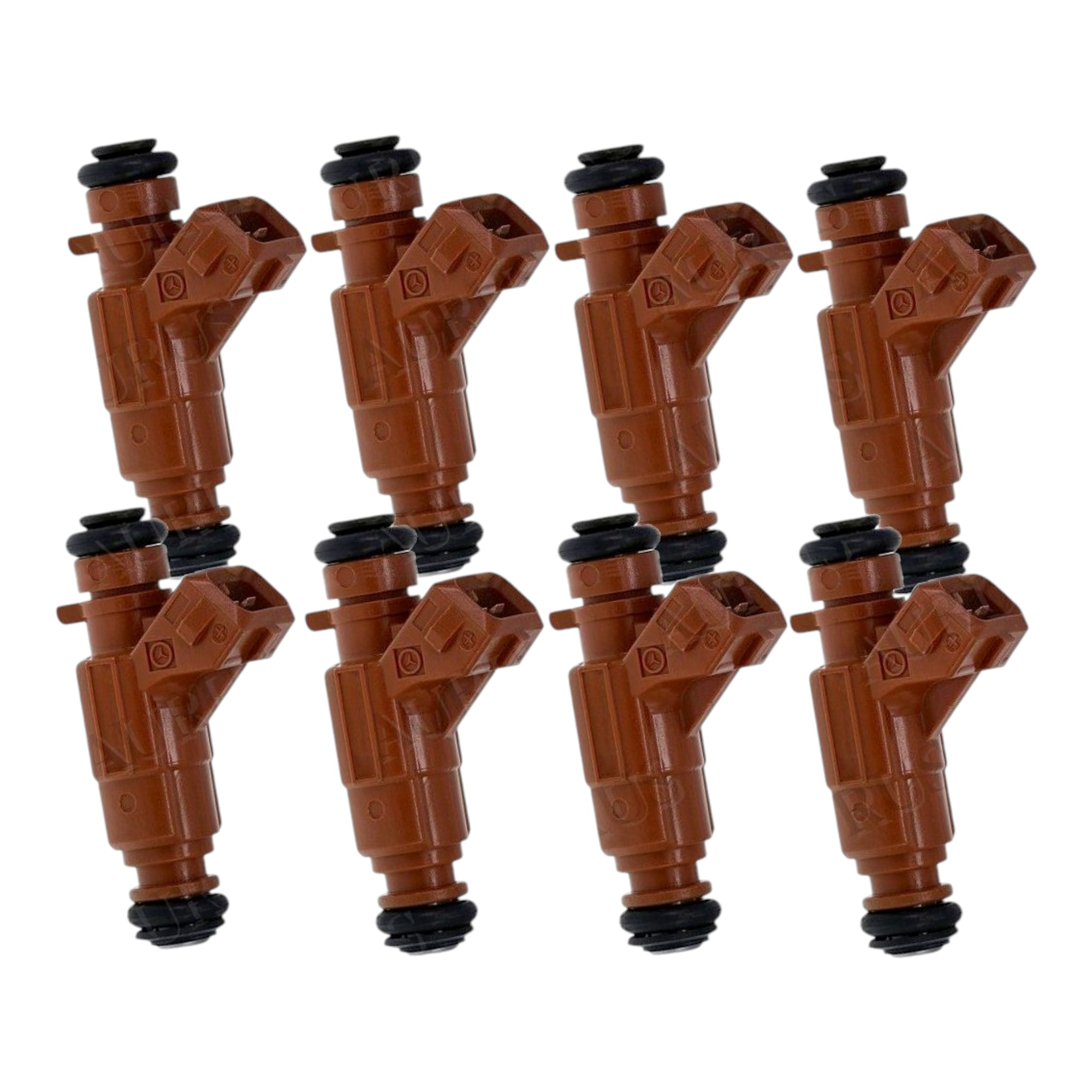 Aurus OEM Set of 8 Fuel Injectors for 2000-2008 Mercedes CL CLK CLS E G ML S SL 4.3 5.0 V8 0280156016