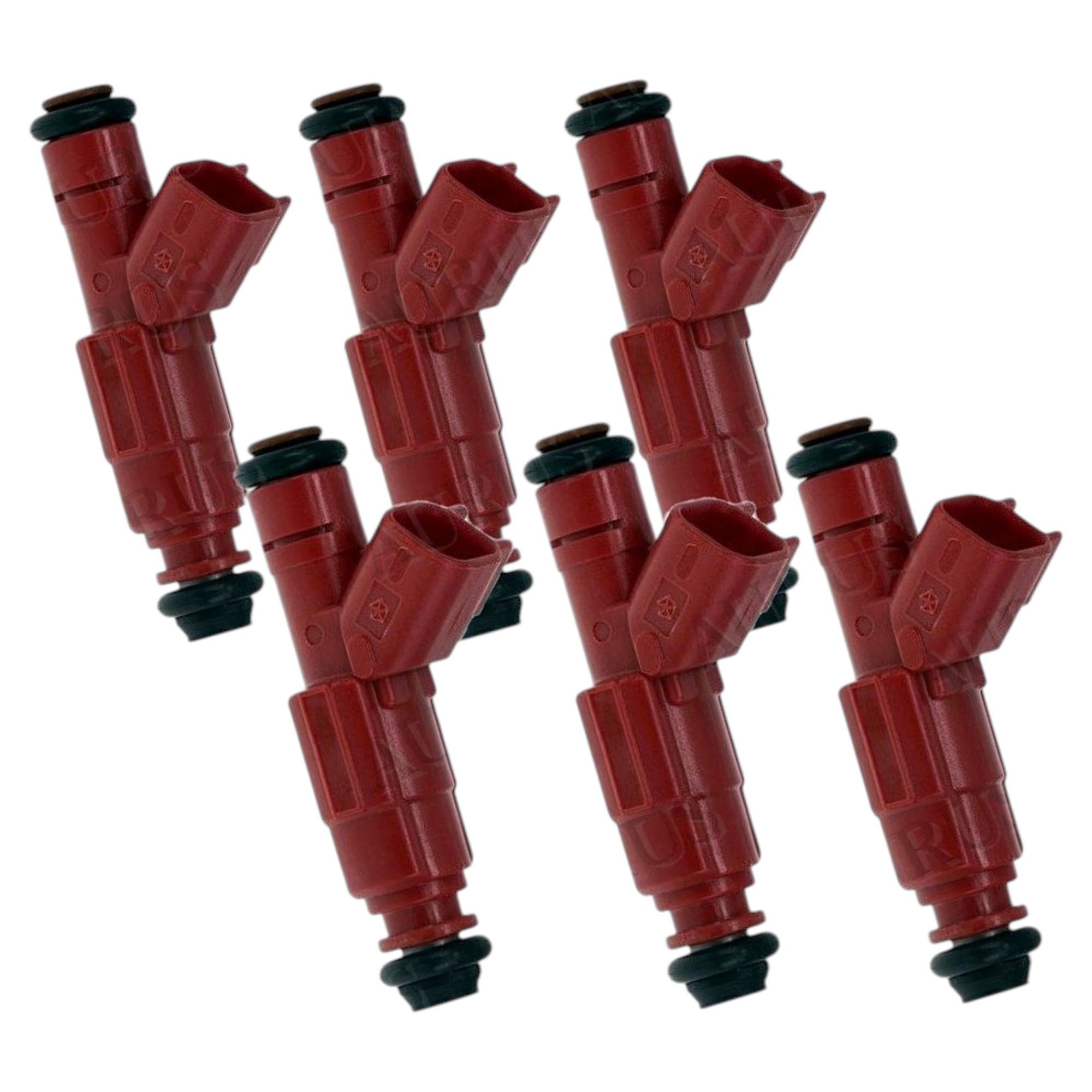 Aurus OEM Set of 6 Fuel Injectors for 1999-2008 Jeep Cherokee Wrangler Ford Mustang Esc 0280156161