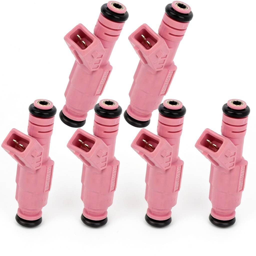 Bosch OEM Set of 6 Fuel Injectors Set of for 1999 Volvo S80 2.9L I6 0280155832 9186348 — view 1