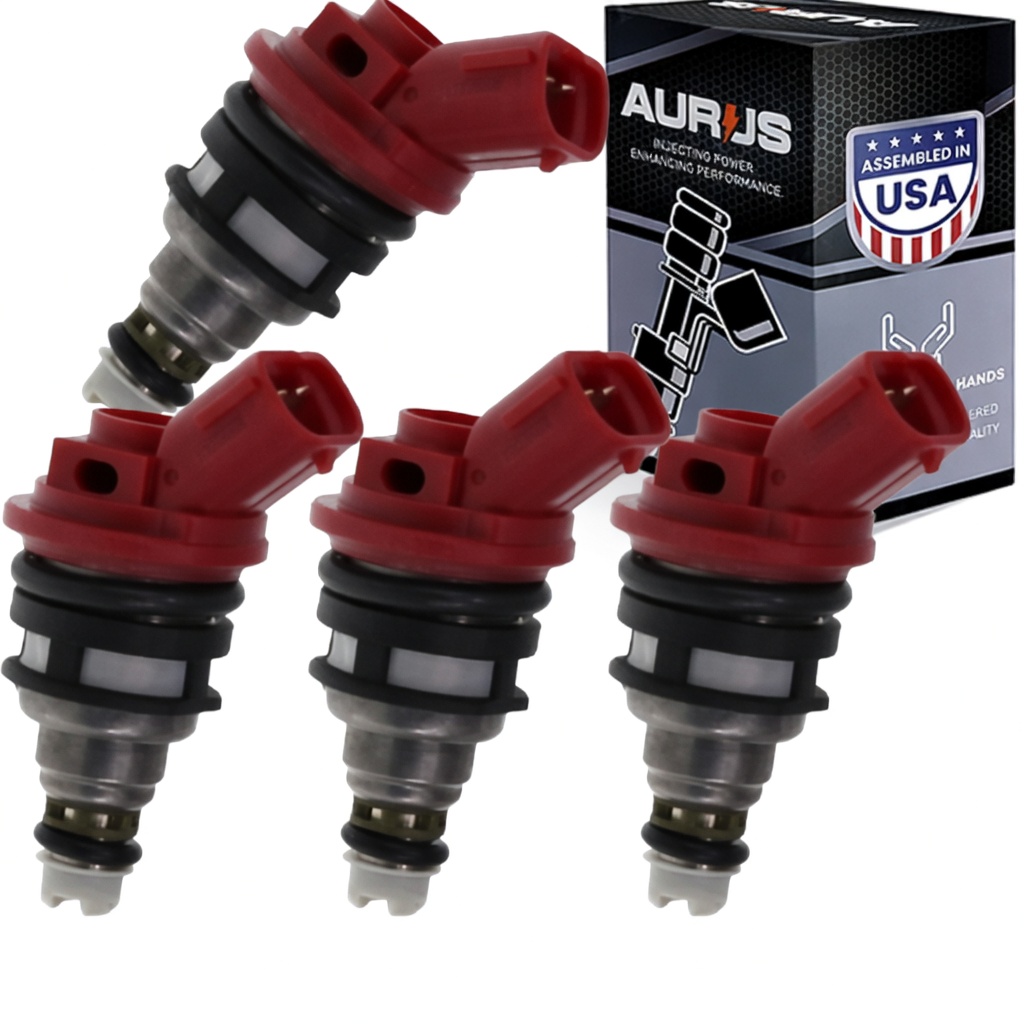 Aurus OEM Set of 6 Fuel Injectors for 1992 93-1997 Subaru SVX 3.3L H6 16611-AA310 thumbnail 2