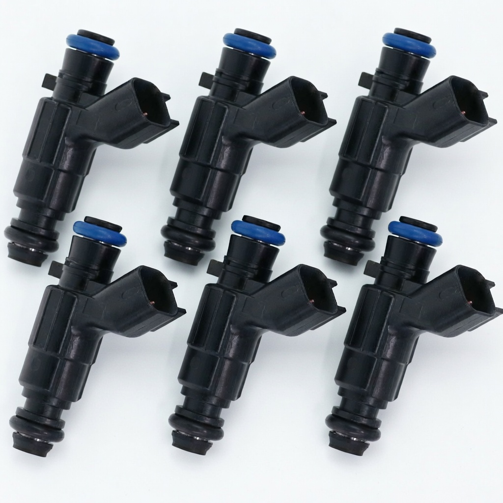 Bosch OEM Set of 6 Fuel Injectors for 2005-2008 Buick Allure Cadillac CTS SRX STS 3.6L 0280156131