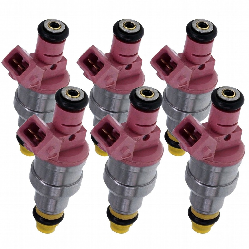 Bosch OEM Set of 6 Fuel Injectors for 1997-1999 Dodge B1500 B2500 Dakota Ram 1500 3.9L 0280150998