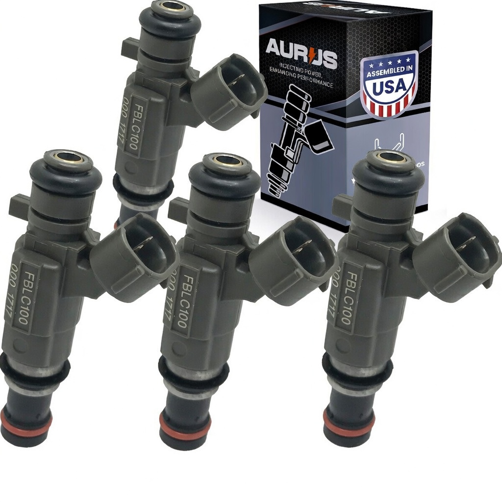 Aurus OEM Set of 4 Fuel Injectors for 2000-2006 Subaru Outback Impreza Baja 2.5L H4 FBLC100
