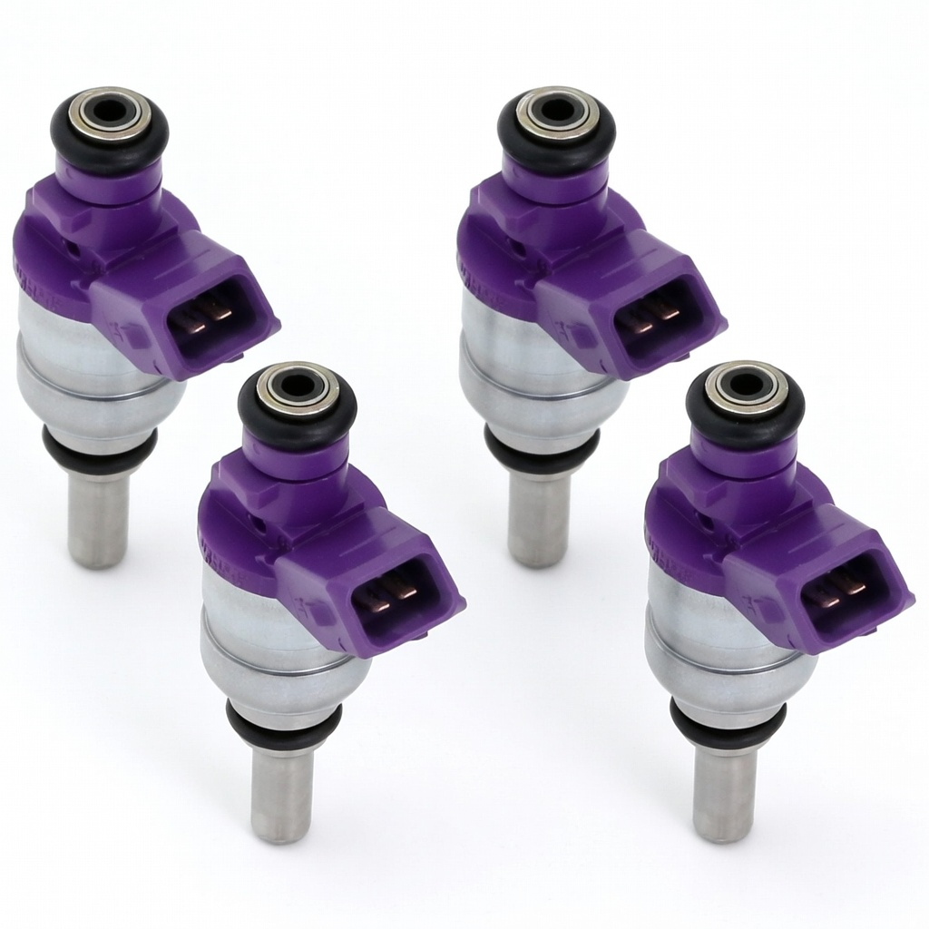 Siemens OEM Set of 4 Fuel Injectors for 2001 2002 2003 2004 Mercedes-Benz SLK230 2.3L 0000787249