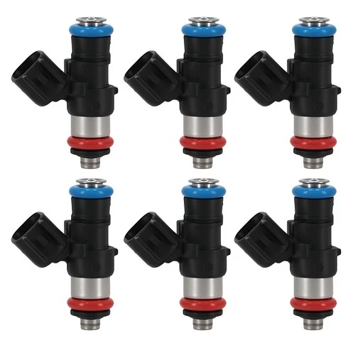Aurus OEM Set of 6 Fuel Injectors for 2009-2011 Mercury Mariner 3.0L V6 0280158189
