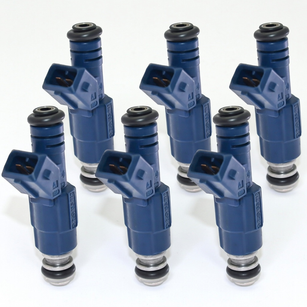 Bosch OEM Set of 6 Fuel Injectors for 1996-2003 Cadillac Catera Saab 9-5 9000 3.0L 900 2.5L 0280155712