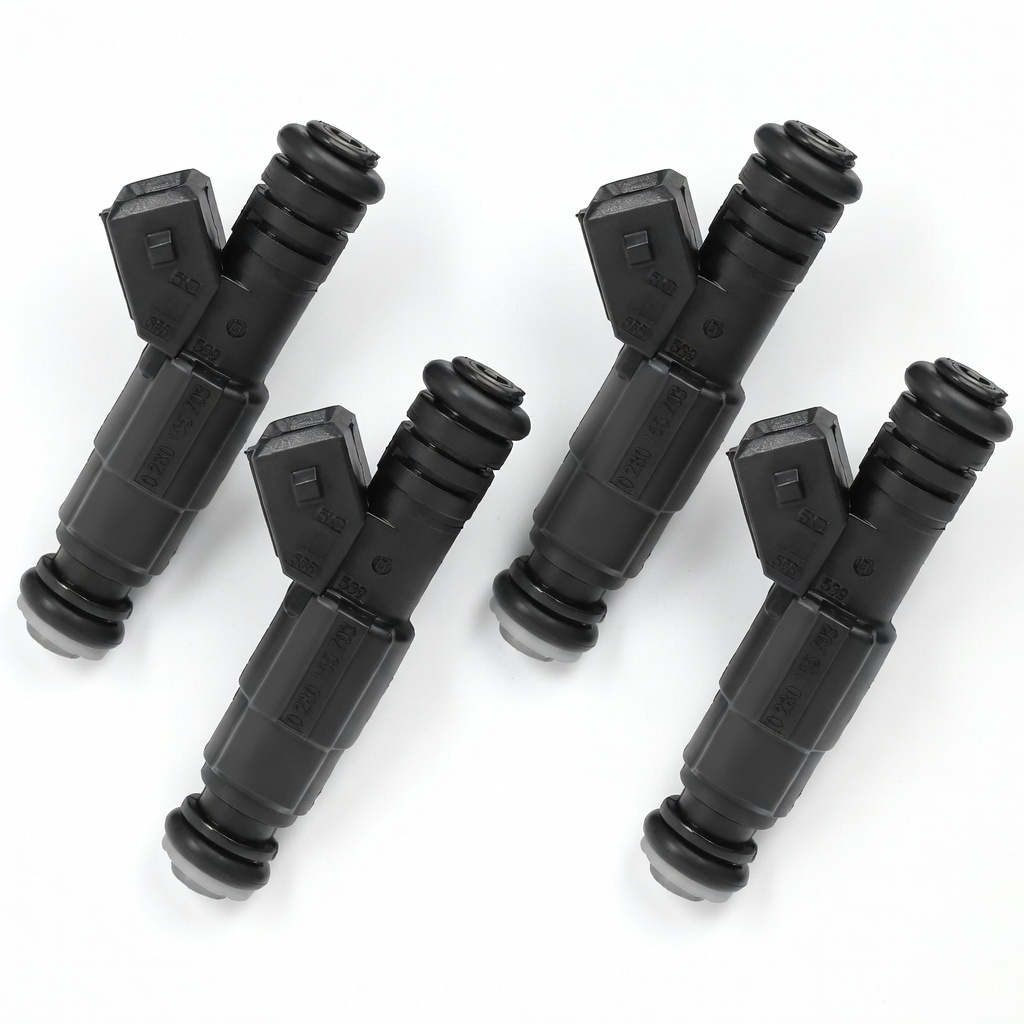 Bosch OEM Set of 4 Fuel Injectors for 1995-1997 Dodge Caravan Chrysler Cirrus Plymouth I4 0280155703