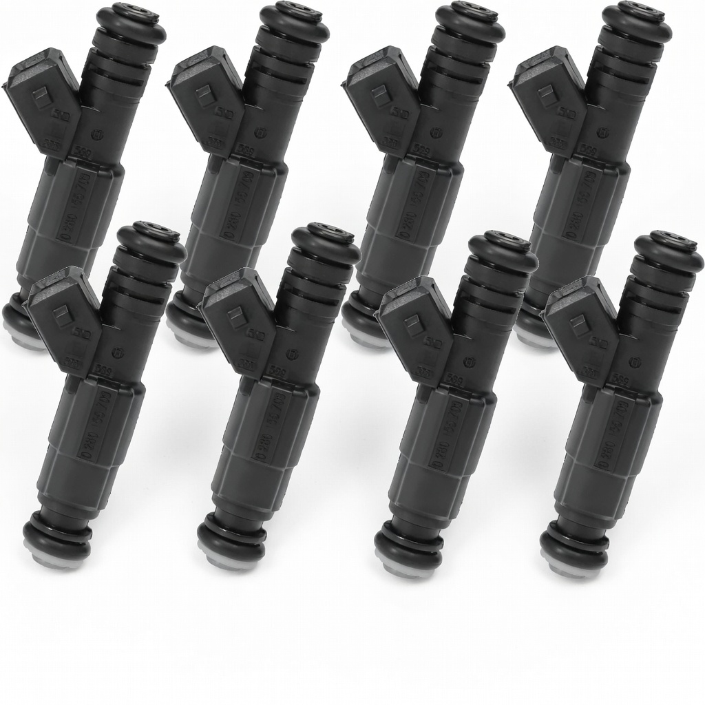 Bosch OEM Set of 8 Fuel Injectors for 94 95 96 97 98 Jeep Grand Cherokee 5.2L 5.9L V8 0280155703