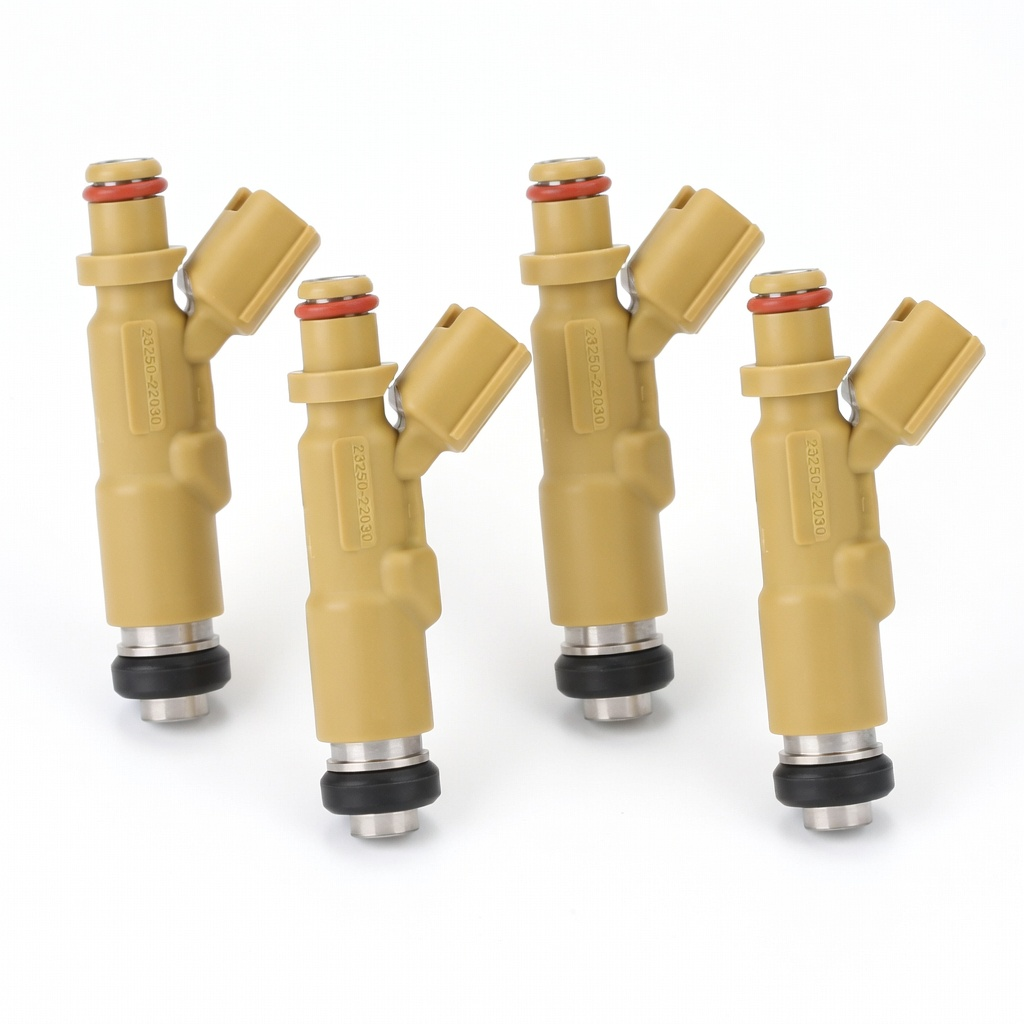 Denso OEM Set of 4 Fuel Injectors for 2000-2008 Toyota Celica Matrix Pontiac Vibe 1.8L 23250-22030