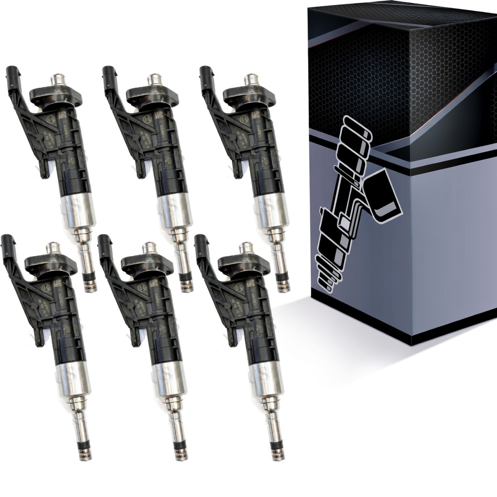 Aurus OEM Set of 6 Fuel Injectors for 2016-2021 BMW 230i M2 M240i 440i 540i 740i 3.0L L6 0261500140