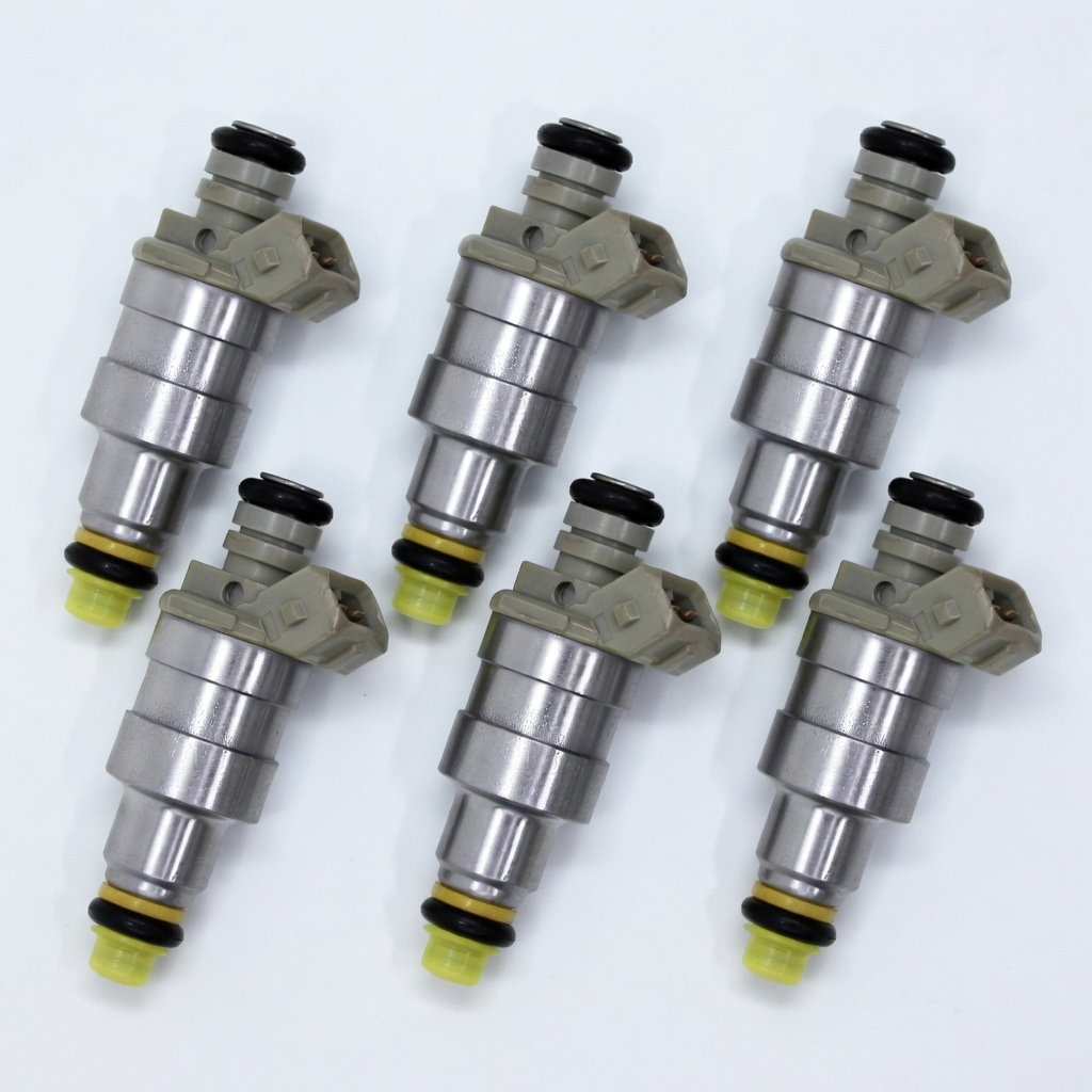 Aurus OEM Set of 6 Fuel Injectors for 1982-1987 BMW 528E 325 325E 325ES 2.7L I6 0280150126