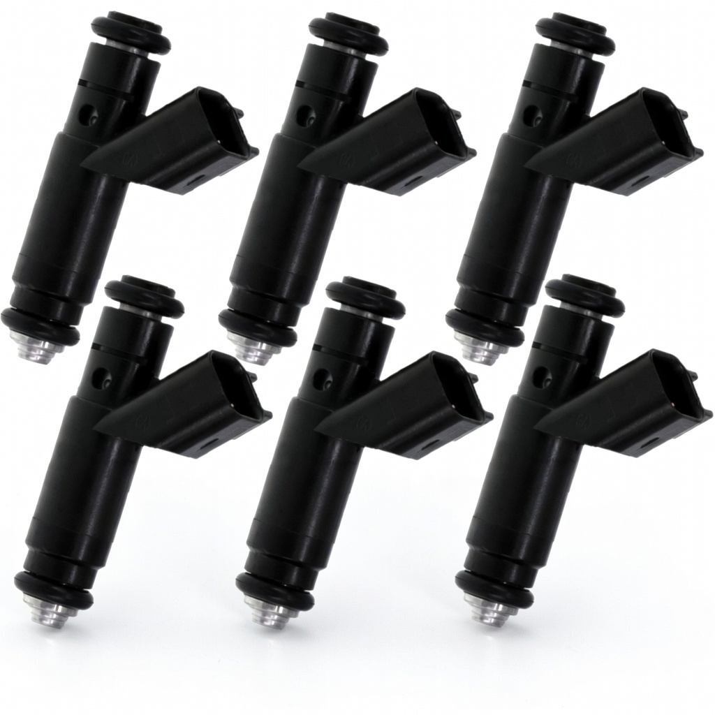 Siemens OEM Set of 6 Fuel Injectors for 1998-1999 Dodge Intrepid Chrysler 3.2L V6 04591308