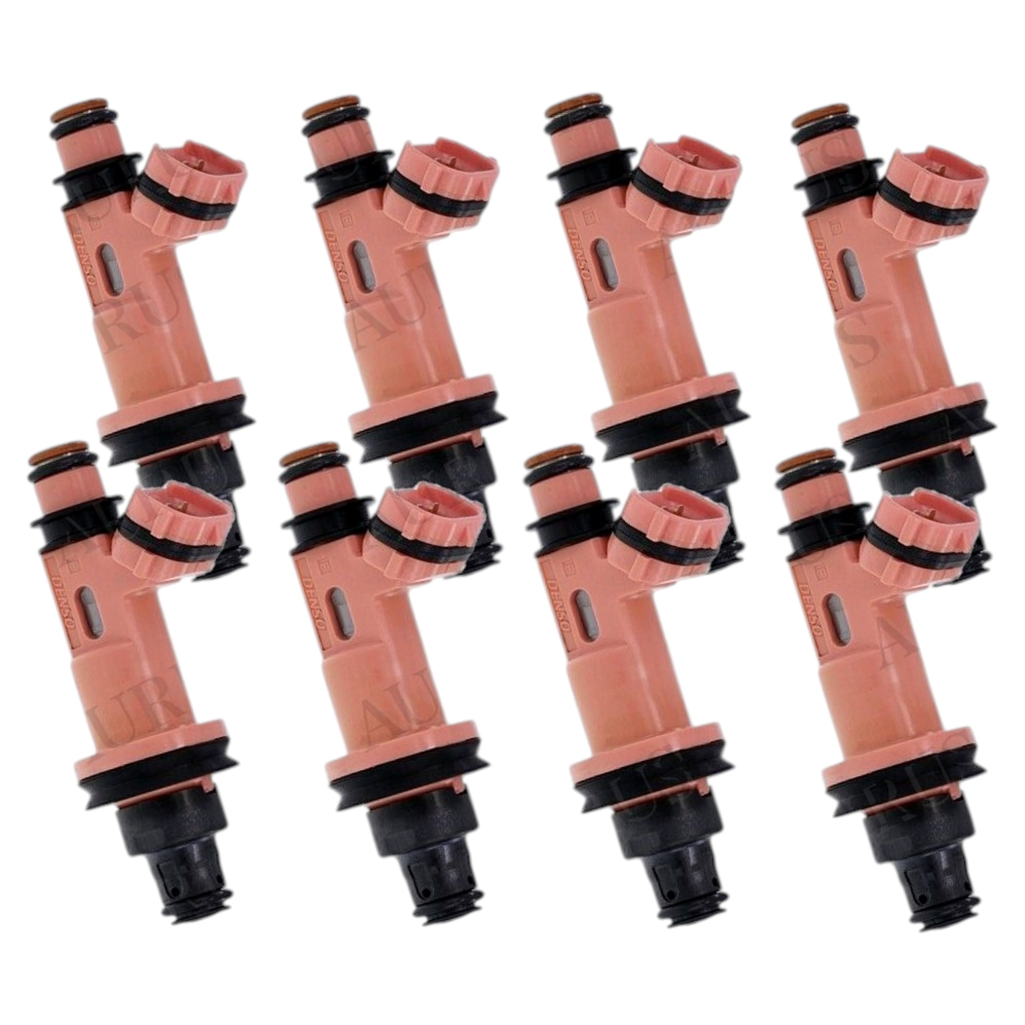 Denso OEM Set of 8 Fuel Injectors for 1998-2010 Lexus GS400 GS430 LS400 LS430 SC400 SC430 23250-50030 — view 1