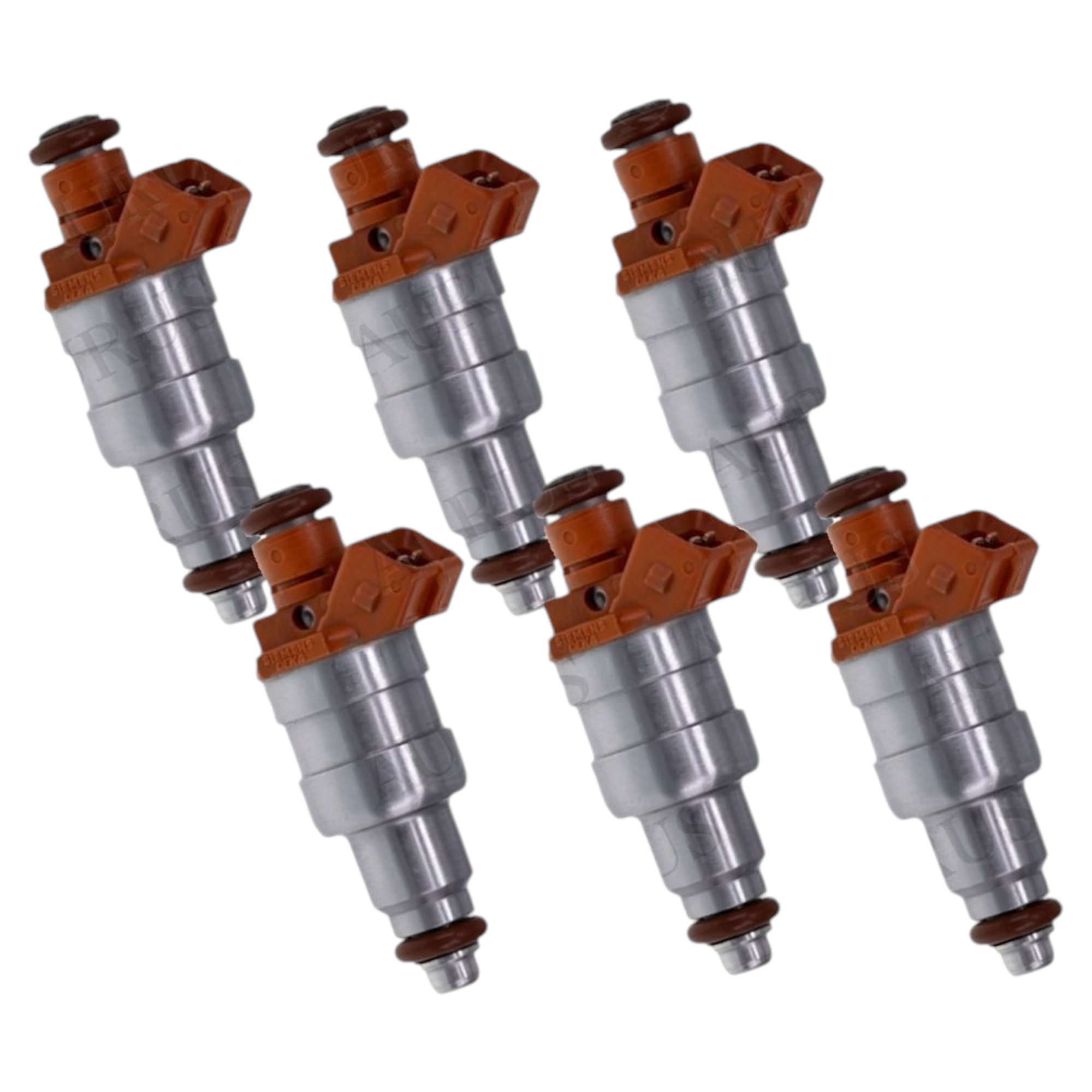 Siemens OEM Set of 6 Fuel Injectors for 1991-1993 Jeep Cherokee Comanche Wrangler 4.0L I6 4612402