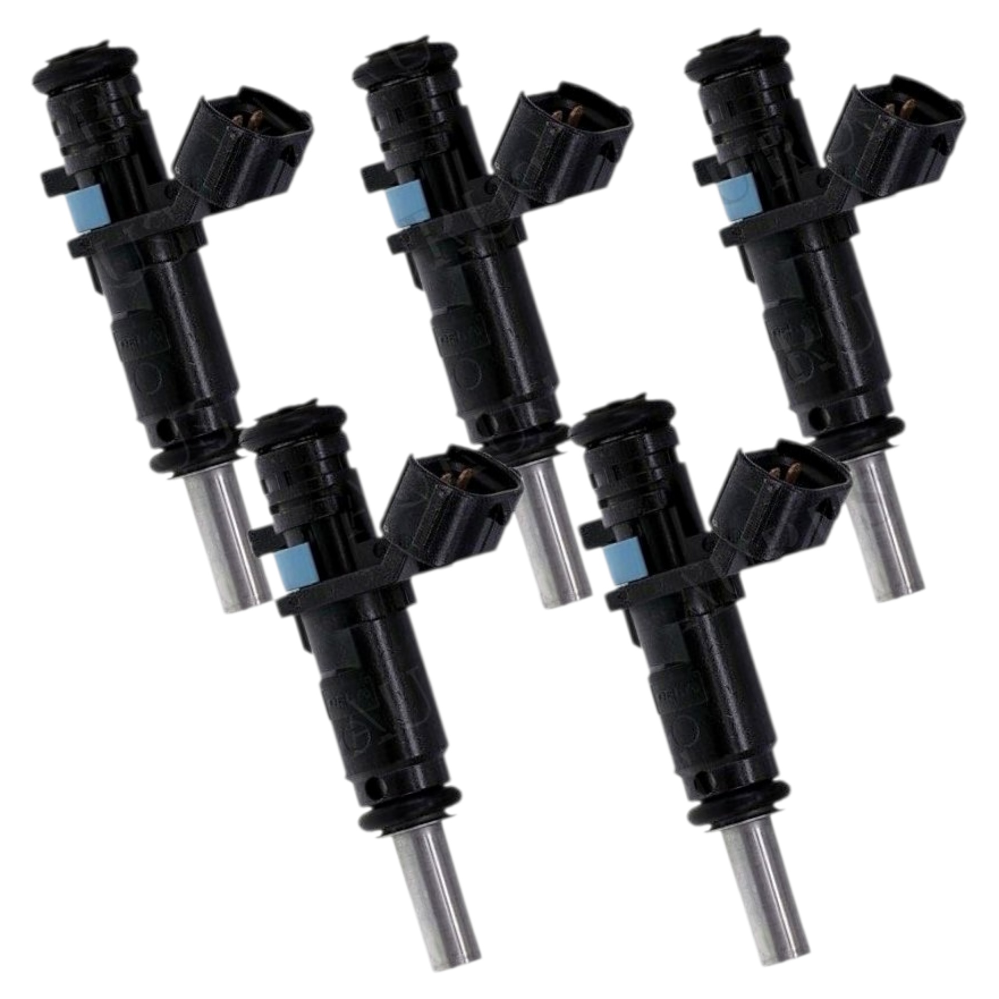Siemens OEM Set of 5 Fuel Injectors for 2004-2017 Volkswagen Beetle Jetta Passat Golf 2.5L 07k906031C