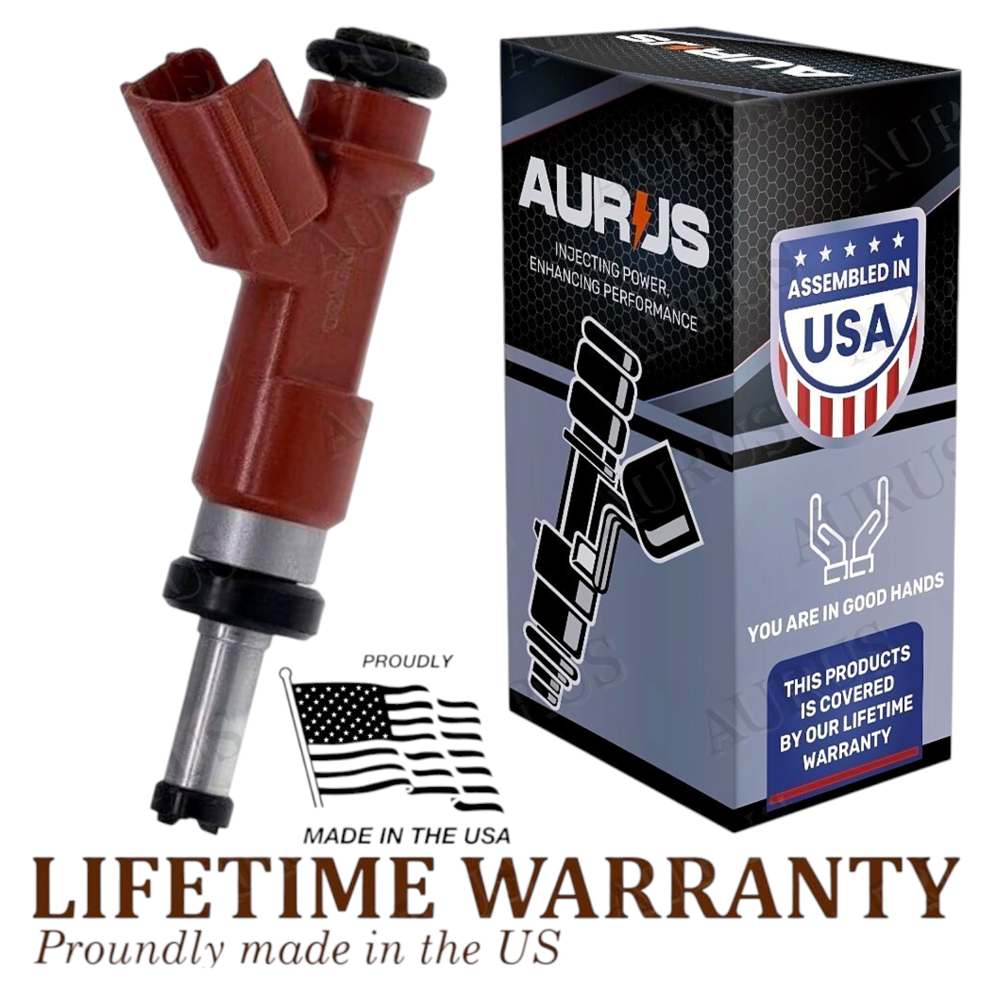 Aurus OEM Fuel Injector for ES RX 350 CAMRY AVALON SIENNA RAV4 HIGHLANDER V6 23250-0P040
