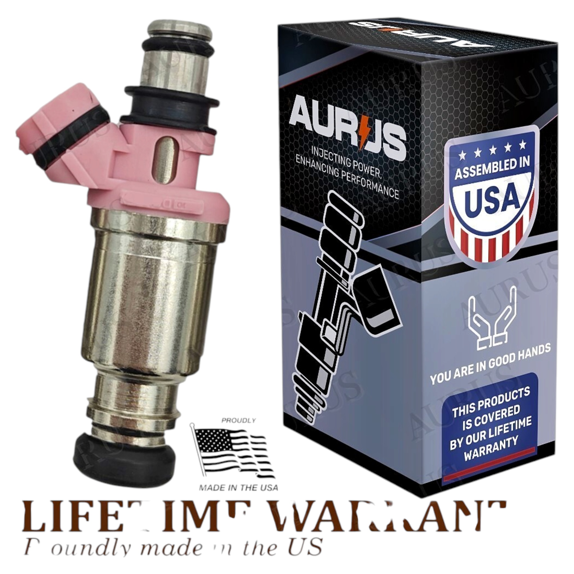 Aurus OEM Fuel Injector 1 for 1996-1997 Lexus LX450 1993-1997 LAND CRUISER 4.5L 23250-74080