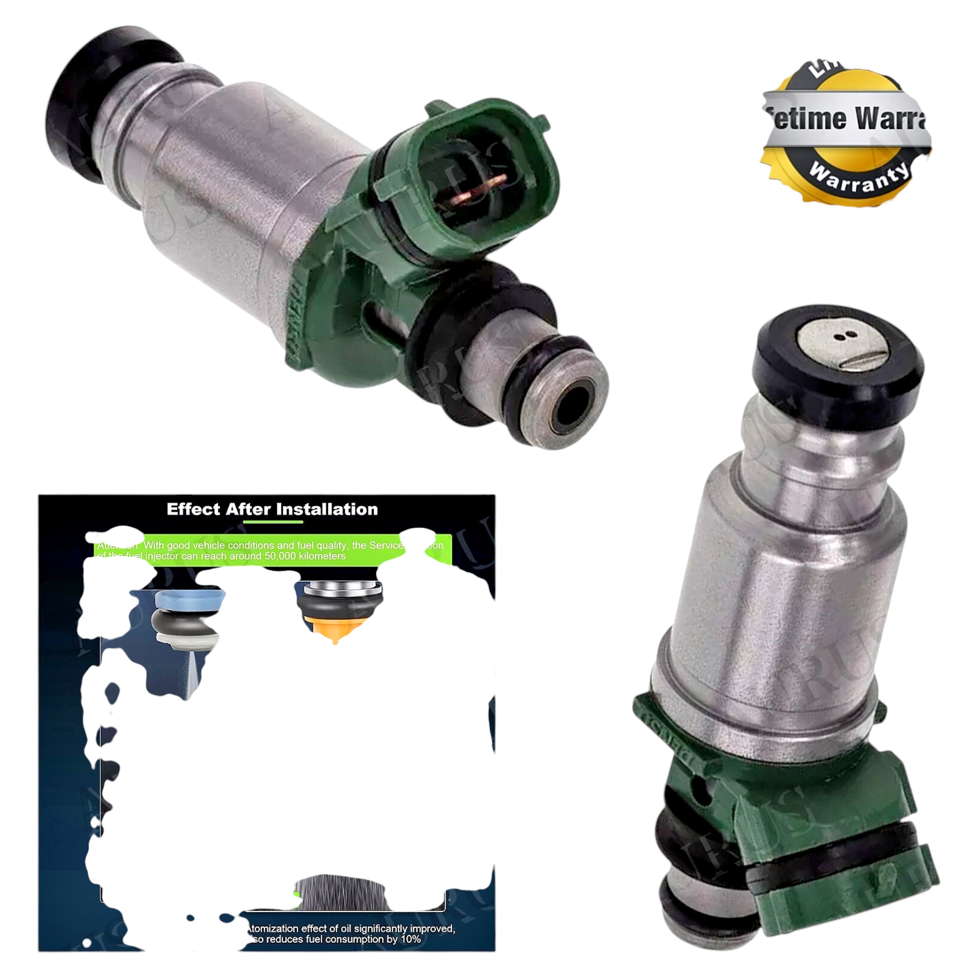 Denso OEM Fuel Injector 1 for 1993-2000 Toyota Rav4 Solara Camry Celica 2.0 2.2L 23250-74100 thumbnail 3