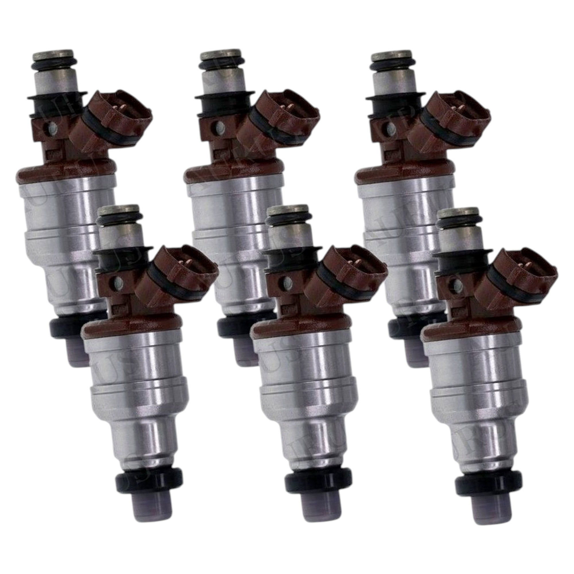 Denso OEM New Set of 6 Fuel Injectors for 1989-1995 Toyota Pickup 4Runner T100 3.0L V6 23250-65020 — view 1