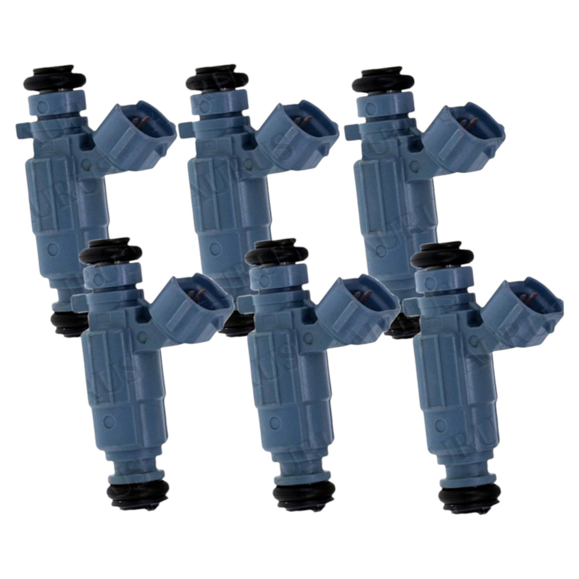 Hyundai OEM Set of 6 Fuel Injectors for 2002-2006 Santa Fe XG350 Kia Sorento Sedona 35310-38010