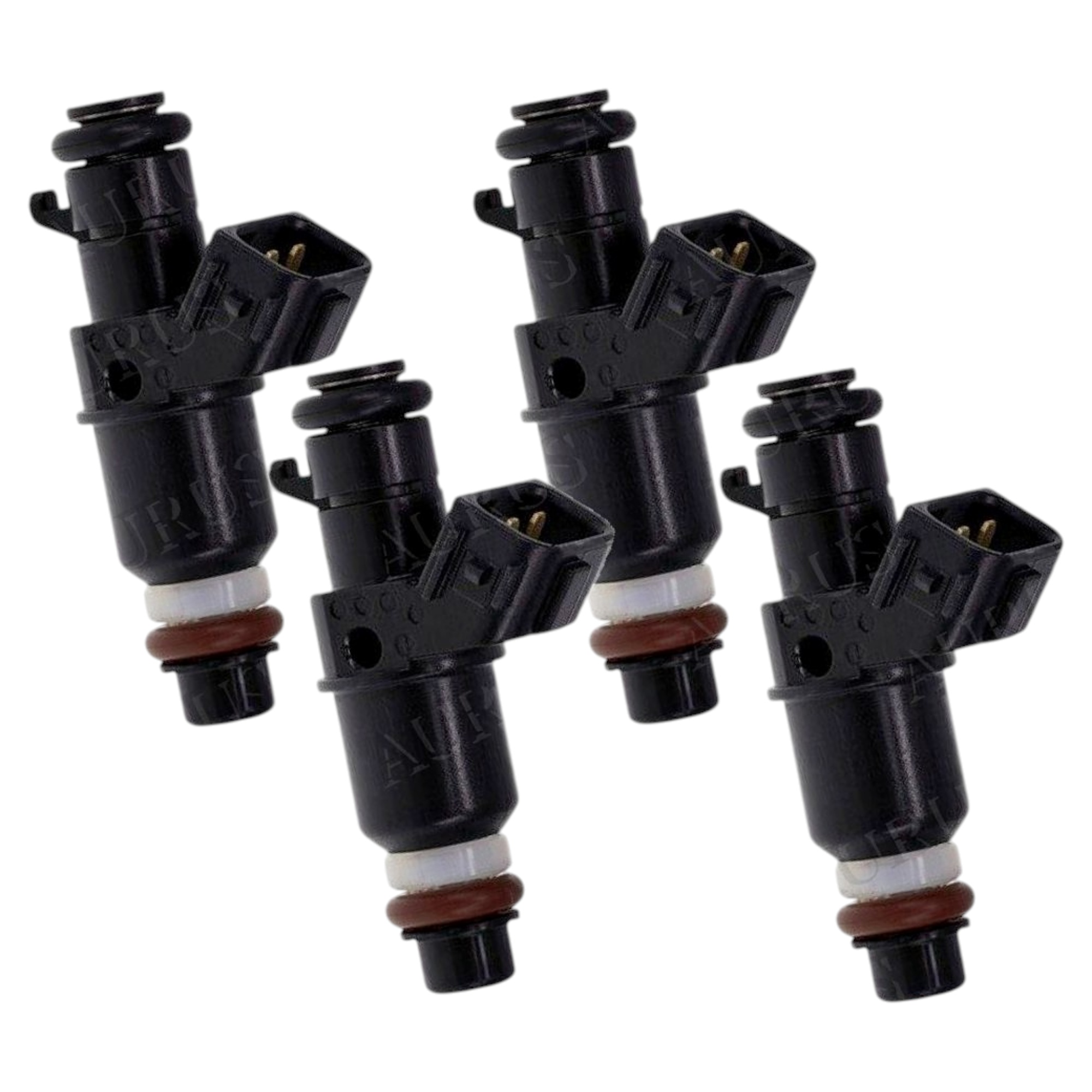 Honda OEM Remanufactured Set of 4 Fuel Injectors for 2006-2015 Civic 1.8L Fit 1.5L 16450-RCA-A01 16450RCAA01