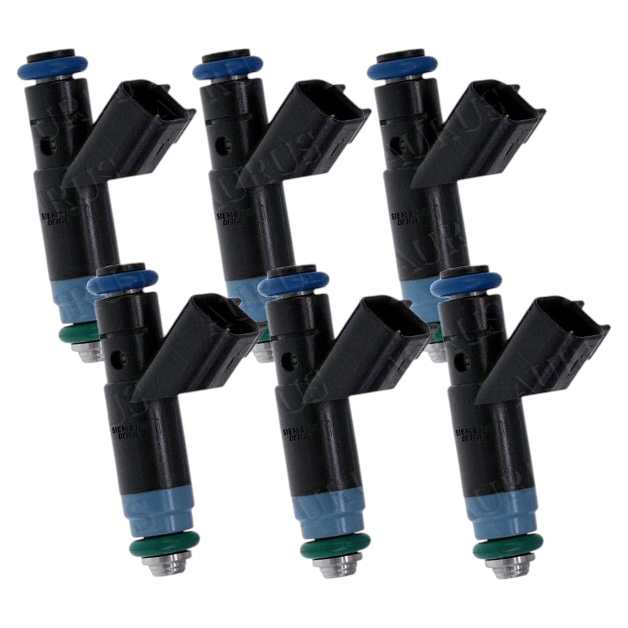 Siemens OEM Set of 6 Fuel Injectors 6OEM for 2000-2004 Chrysler Plymouth Dodge 3.5L V6 04591658AA
