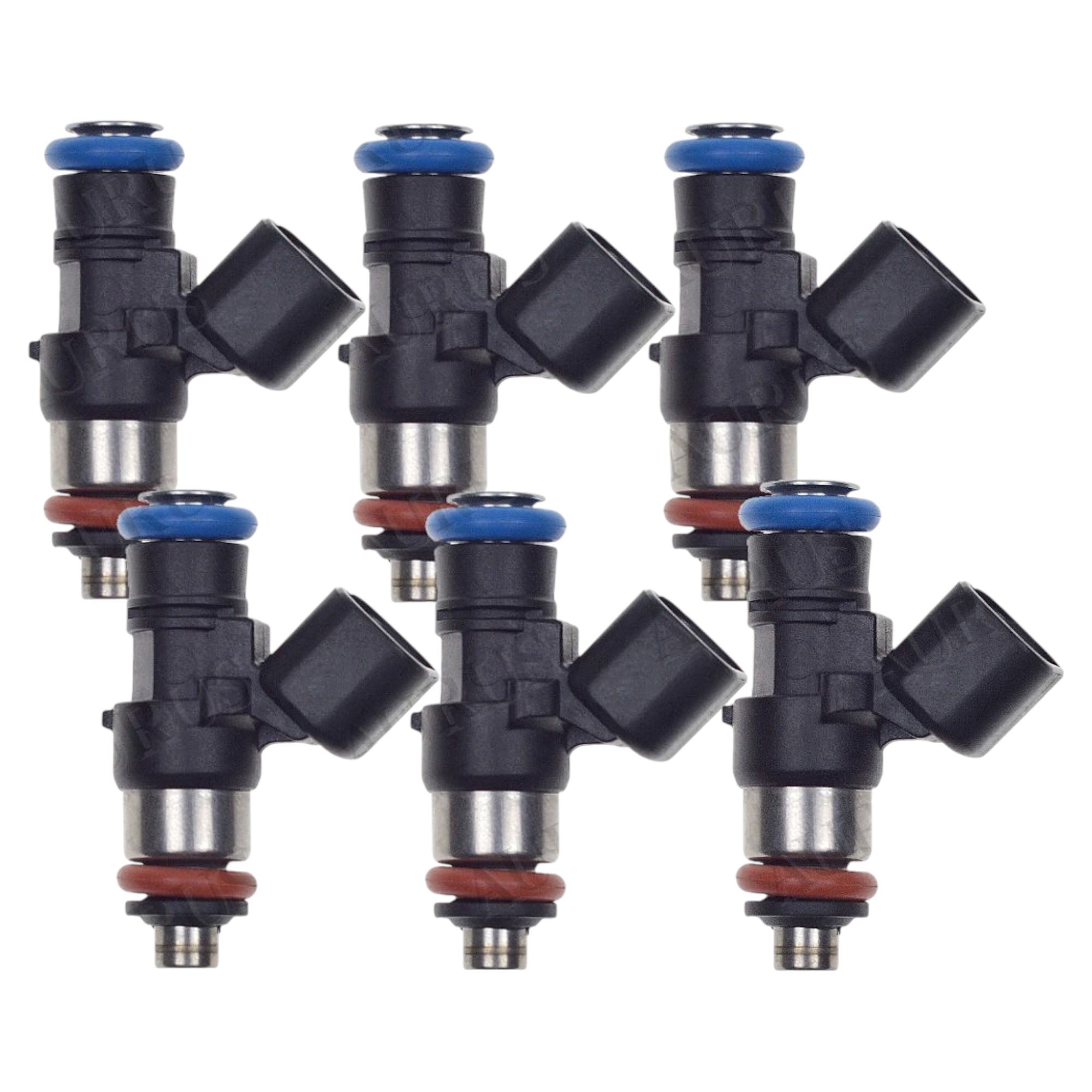 Bosch OEM Set of 6 Fuel Injectors for 2011-2017 Continental Ford Transit Taurus Explorer 0280158191
