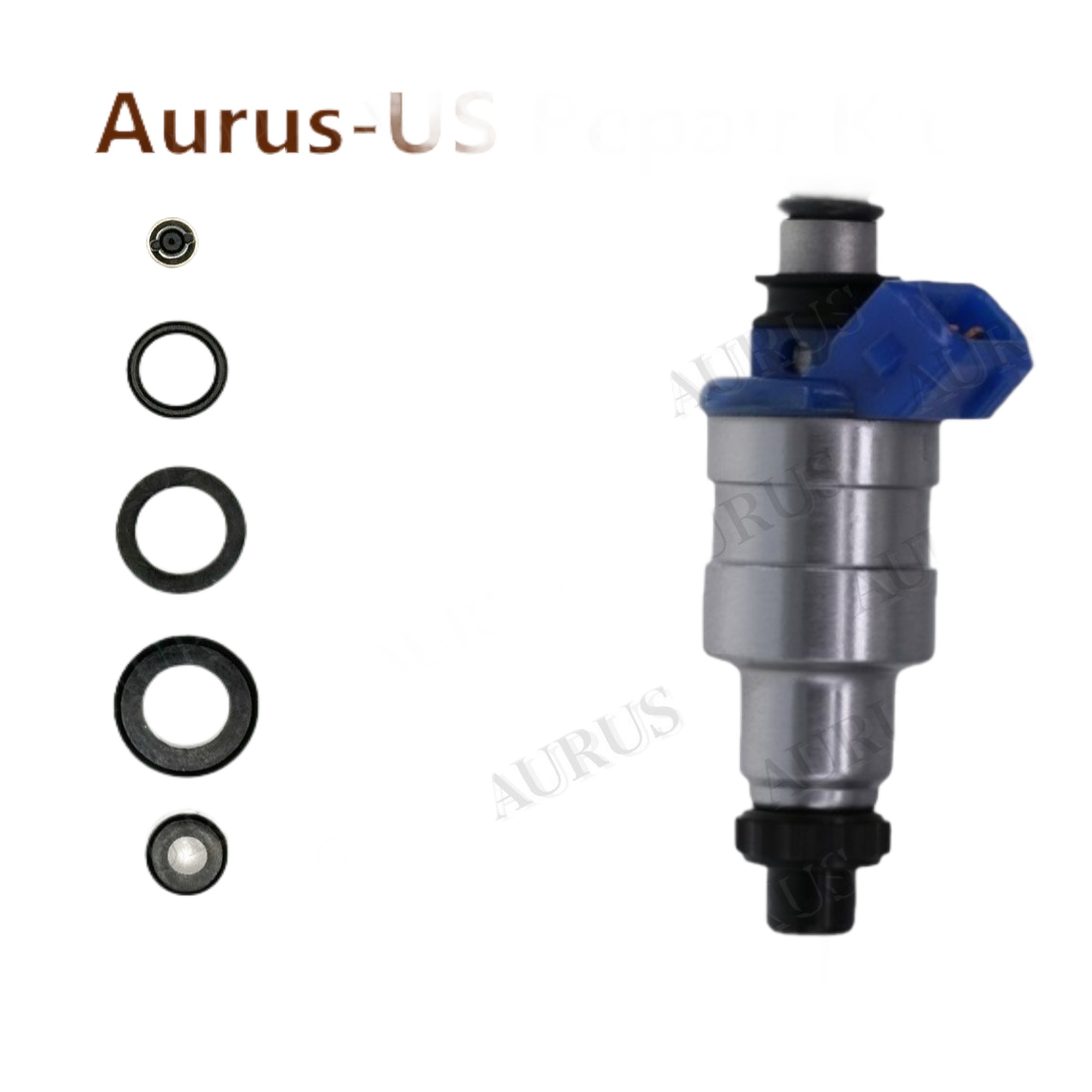 Aurus OEM Set of 6 Fuel Injector Repair Kits for 1988-1989 Mazda 929 3.0L V6 195500-1280