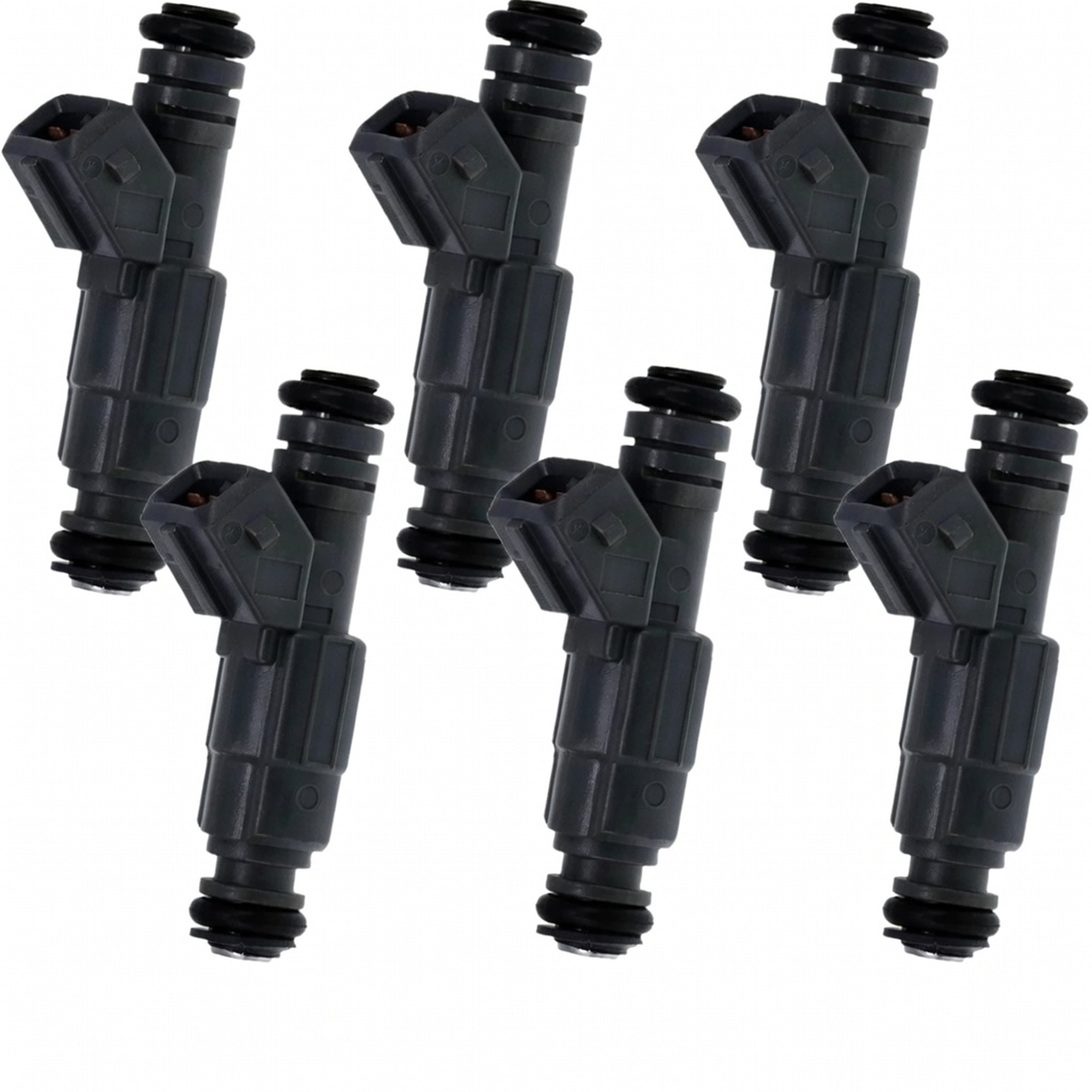 Bosch OEM Set of 6 Fuel Delivery and Engine Efficiency 12 Hole 22LB Fuel Injectors for 1993-1997 B4000 Explorer Ranger 4.0