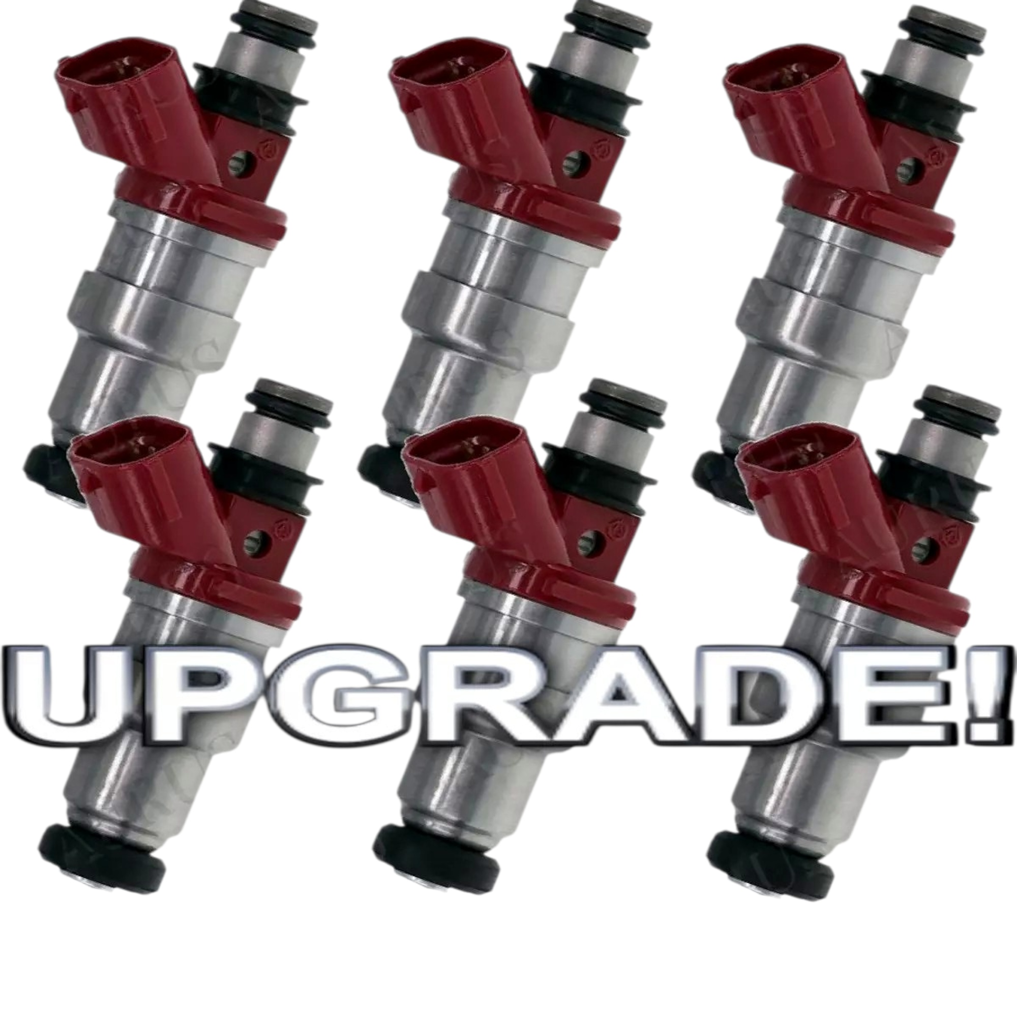 Aurus OEM Set of 6 Fuel Injectors for 1989-1995 Toyota Pickup 4Runner T100 3.0L V6 23250-65020