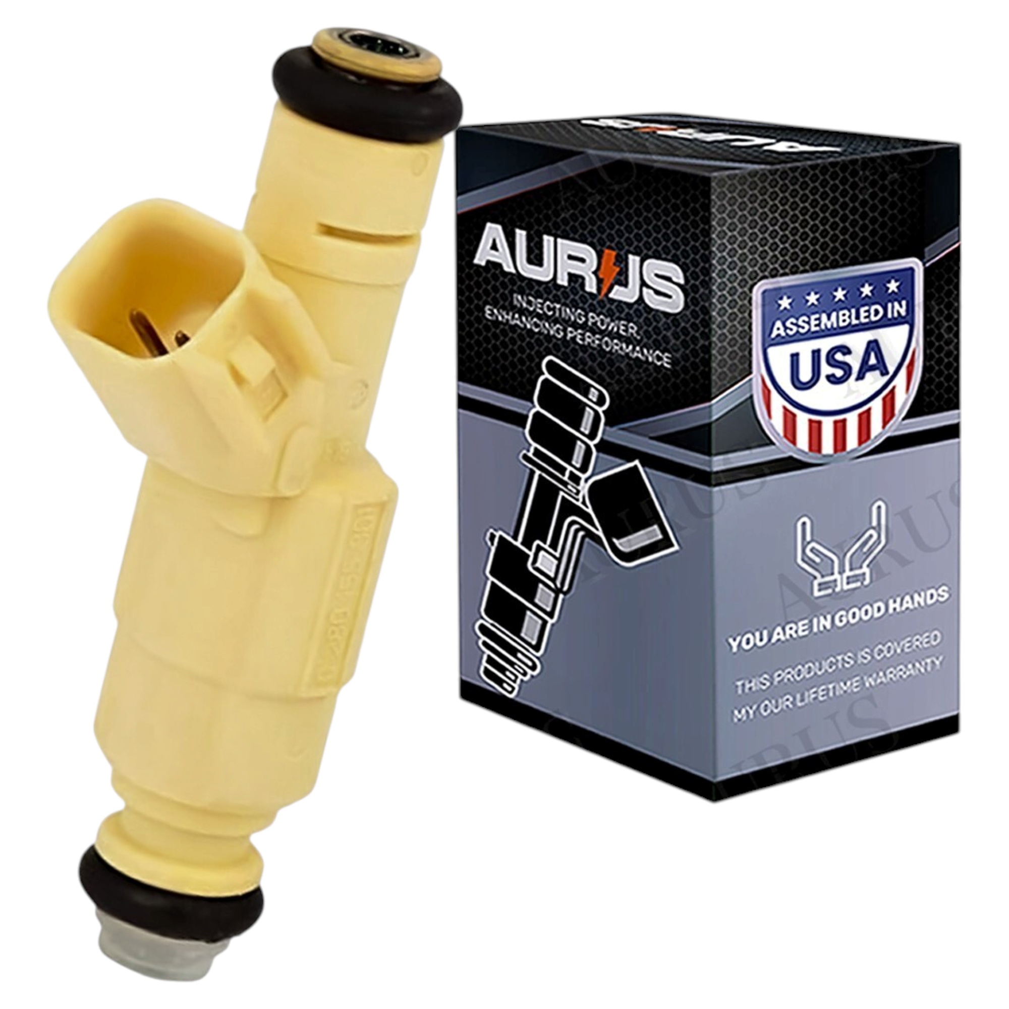 Aurus OEM Fuel Injector for 2000-2002 Ford Mazda MPV Mercury Cougar 2.5L V6 0280155861