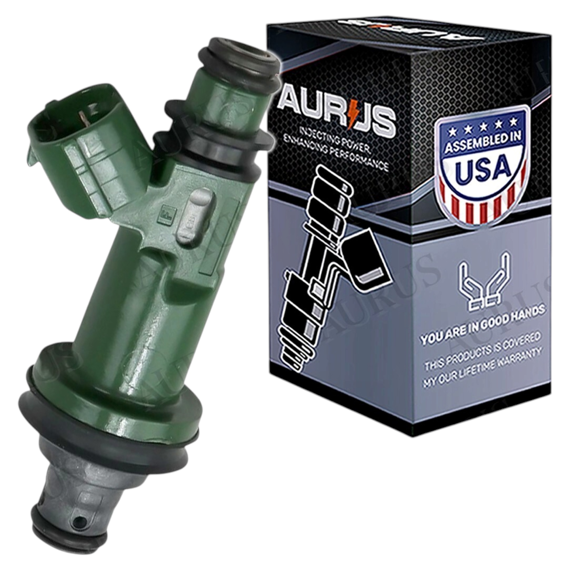Aurus OEM Fuel Injector for 1996-2001 Subaru Legacy Outback Impreza 2.2L 2.5L H4 195500-3400
