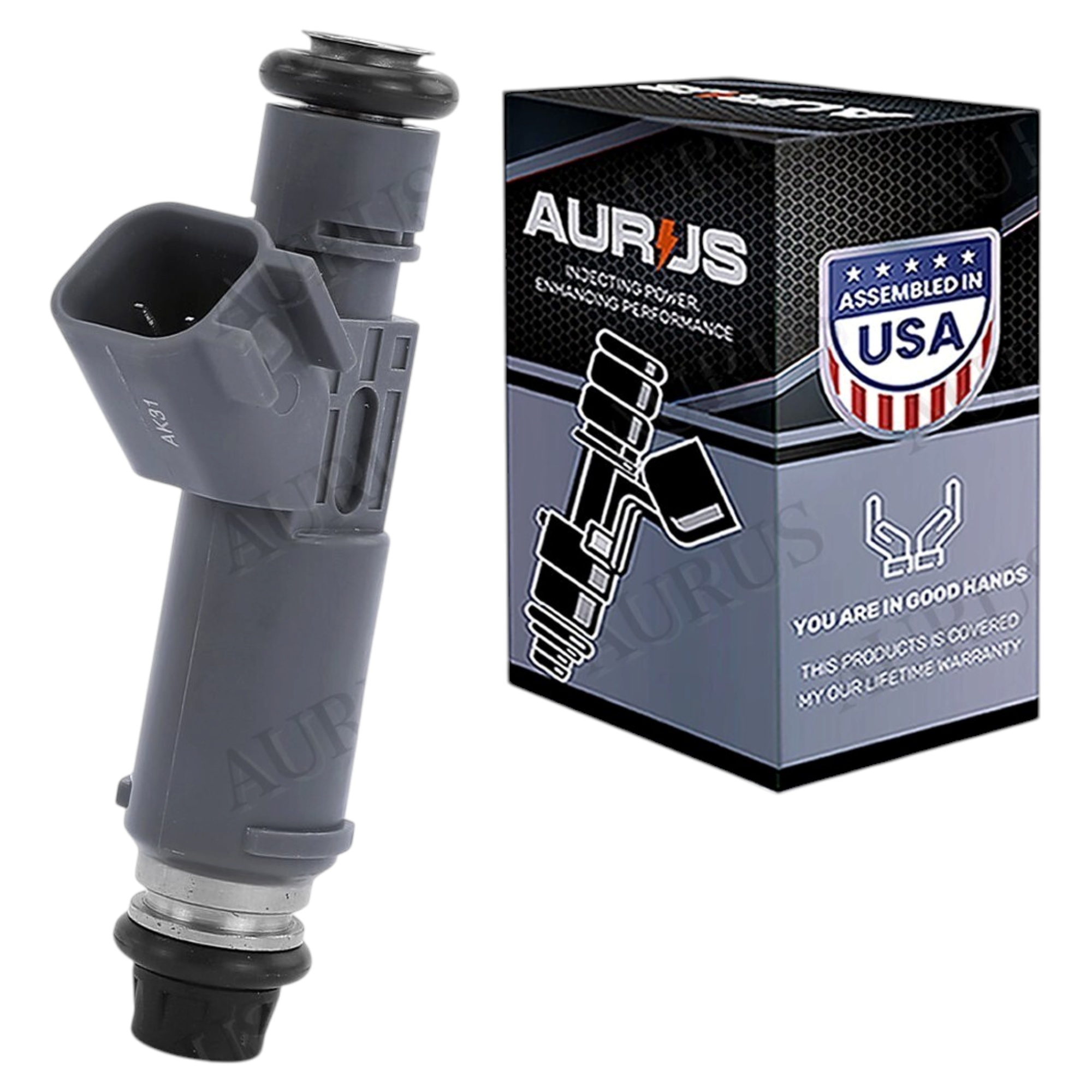 Aurus OEM Fuel Injector for 2005-2007 Pontiac Chevy Saturn 2.4L I4 12582704