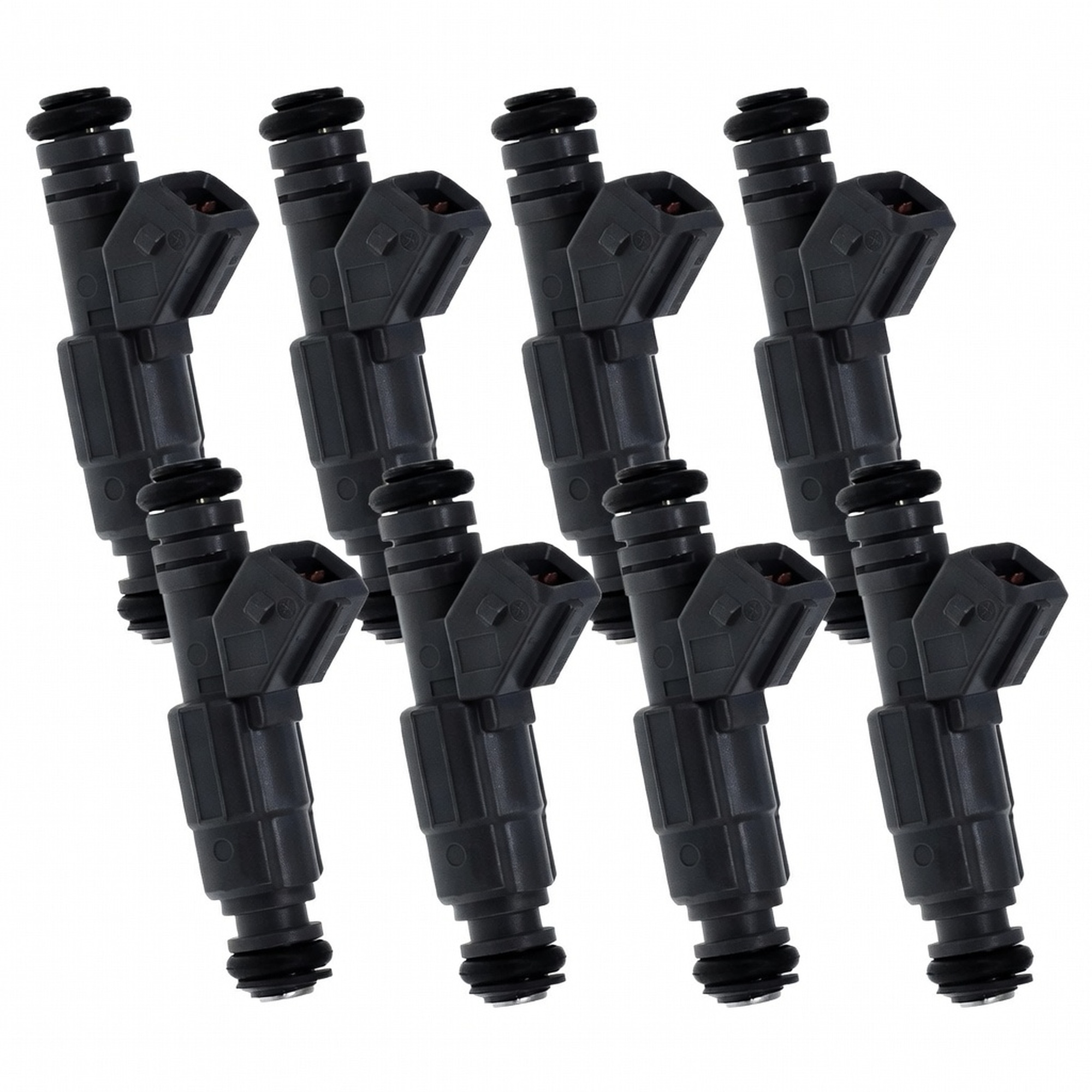 Bosch OEM Set of 8 Fuel Delivery and Engine Efficiency 12 Hole 20LB Fuel Injectors for 1992-2003 Bronco E-150, E-250, E-350 V8