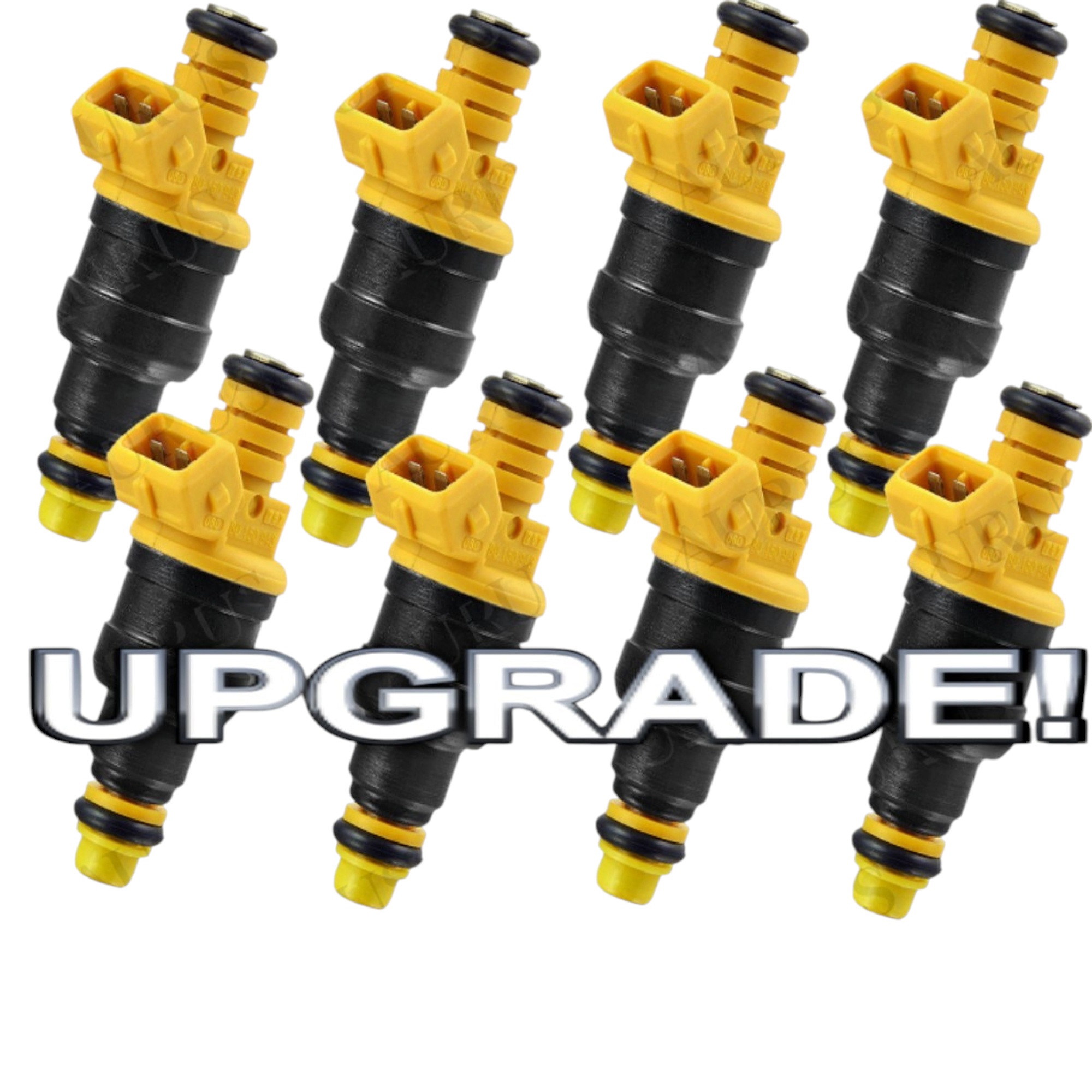 Bosch OEM Fuel Delivery and Engine Efficiency Set of 8 Fuel Injectors 22LB 4 HOLE for 1996-1999 Jeep Dodge 5.2L 5.9L