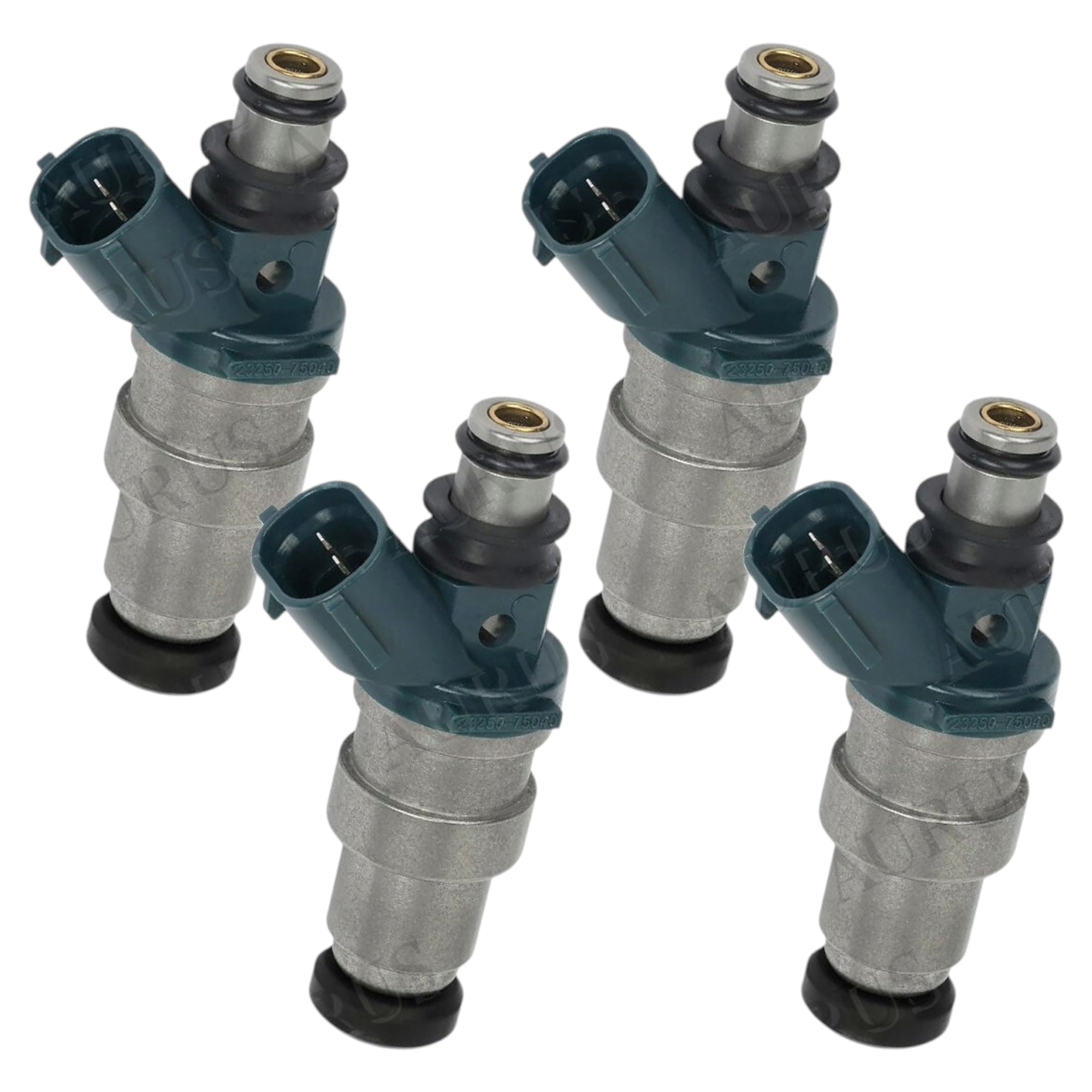 Denso OEM Set of 4 Fuel Injectors for 1995 1996-2000 Toyota Tacoma 2.4L I4 23250-75040 thumbnail 2