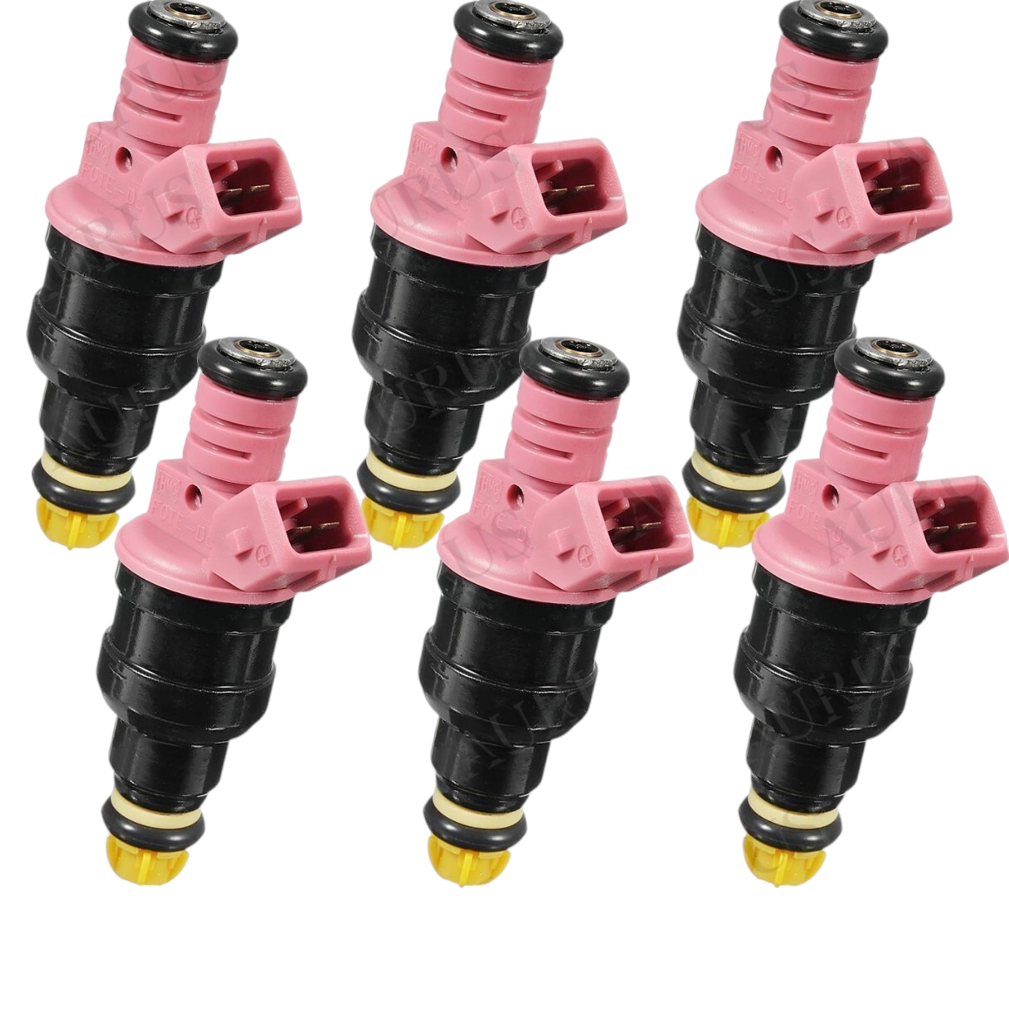 Aurus OEM Set of 6 Fuel Injectors for 1996-2000 BMW 528i 328is 328i Z3 M3 I6 0280150440