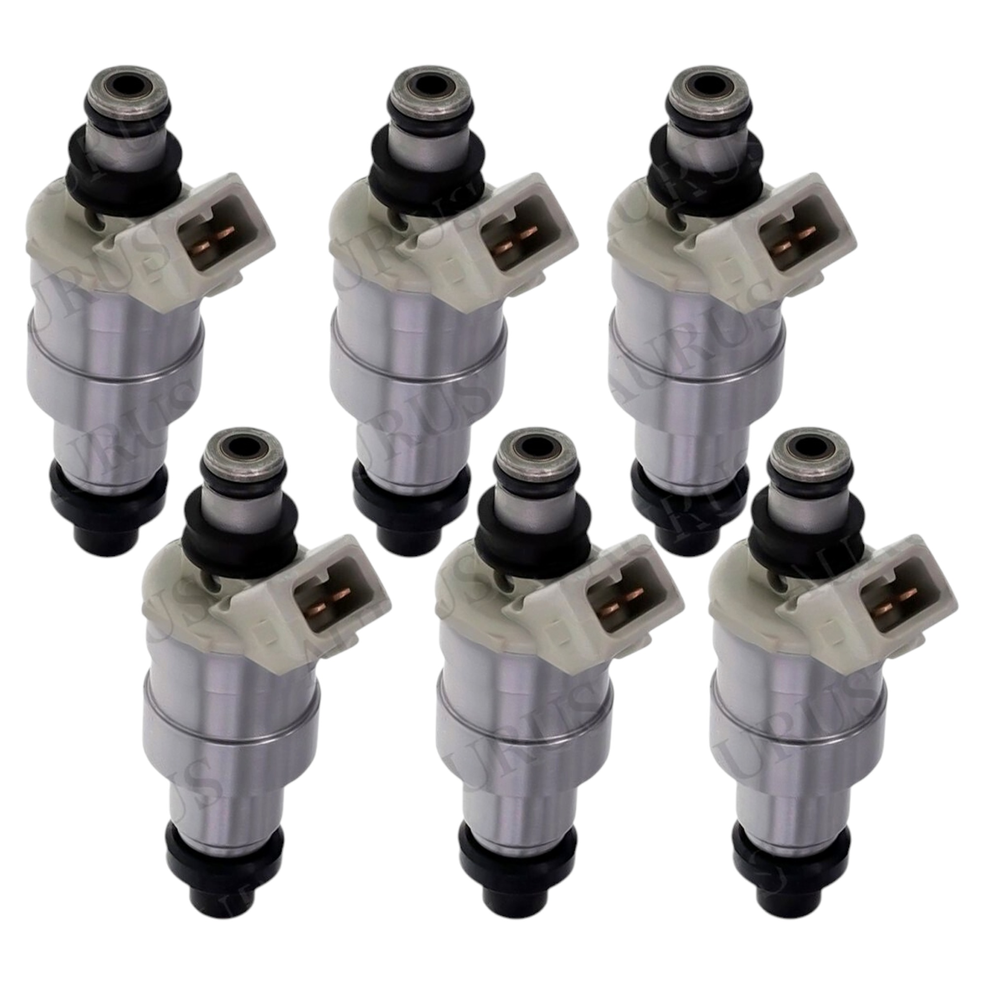 Aurus OEM Set of 6 Fuel Injectors 6pc for 1979-1988 Toyota CELICA CRESSIDA 2.6L 2.8L I6 23250-45011 thumbnail 5
