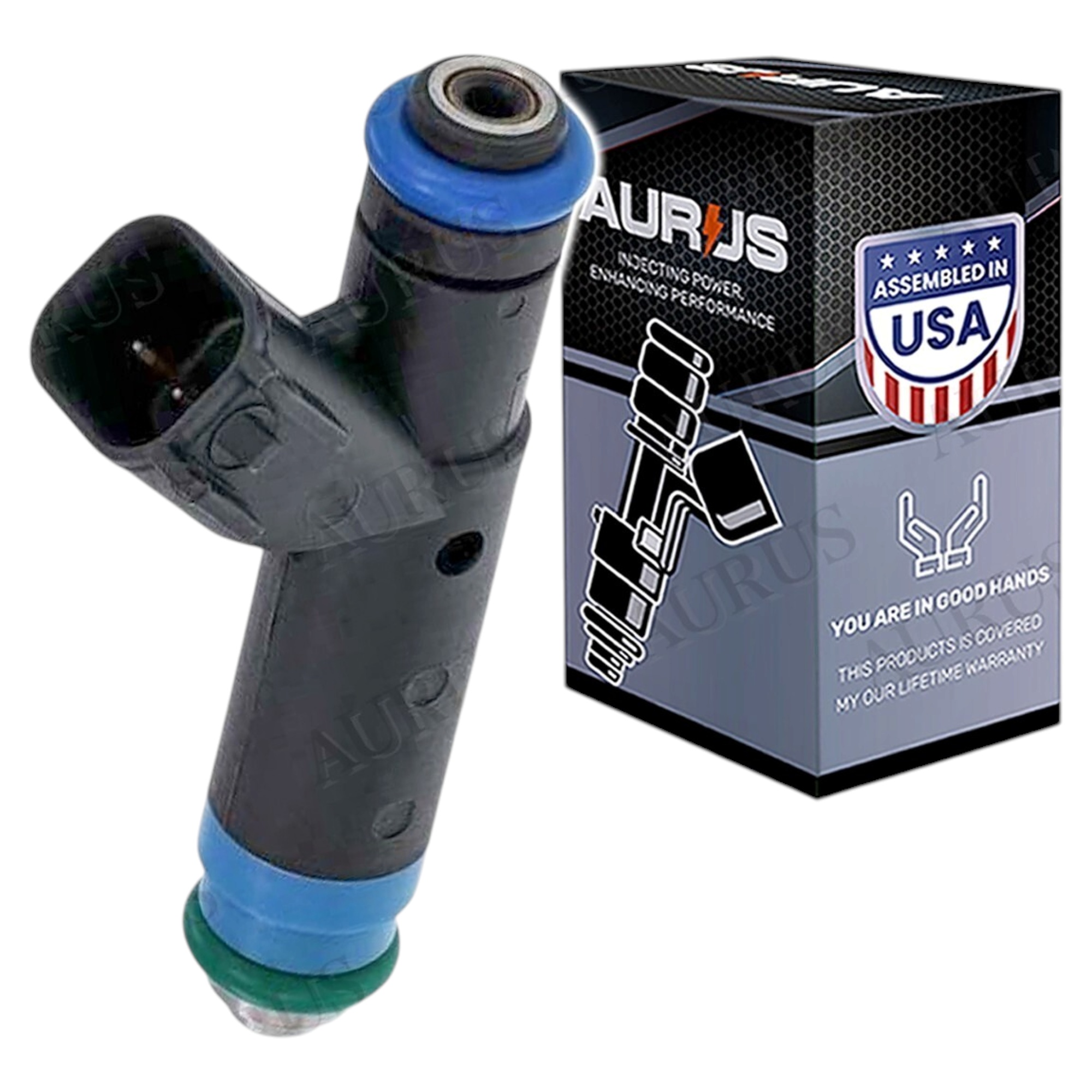Aurus OEM Fuel Injector 2001-2008 Ford Ranger Mazda B3000 3.0L V6 1L5E-C4B 1L5E-C4A — view 1