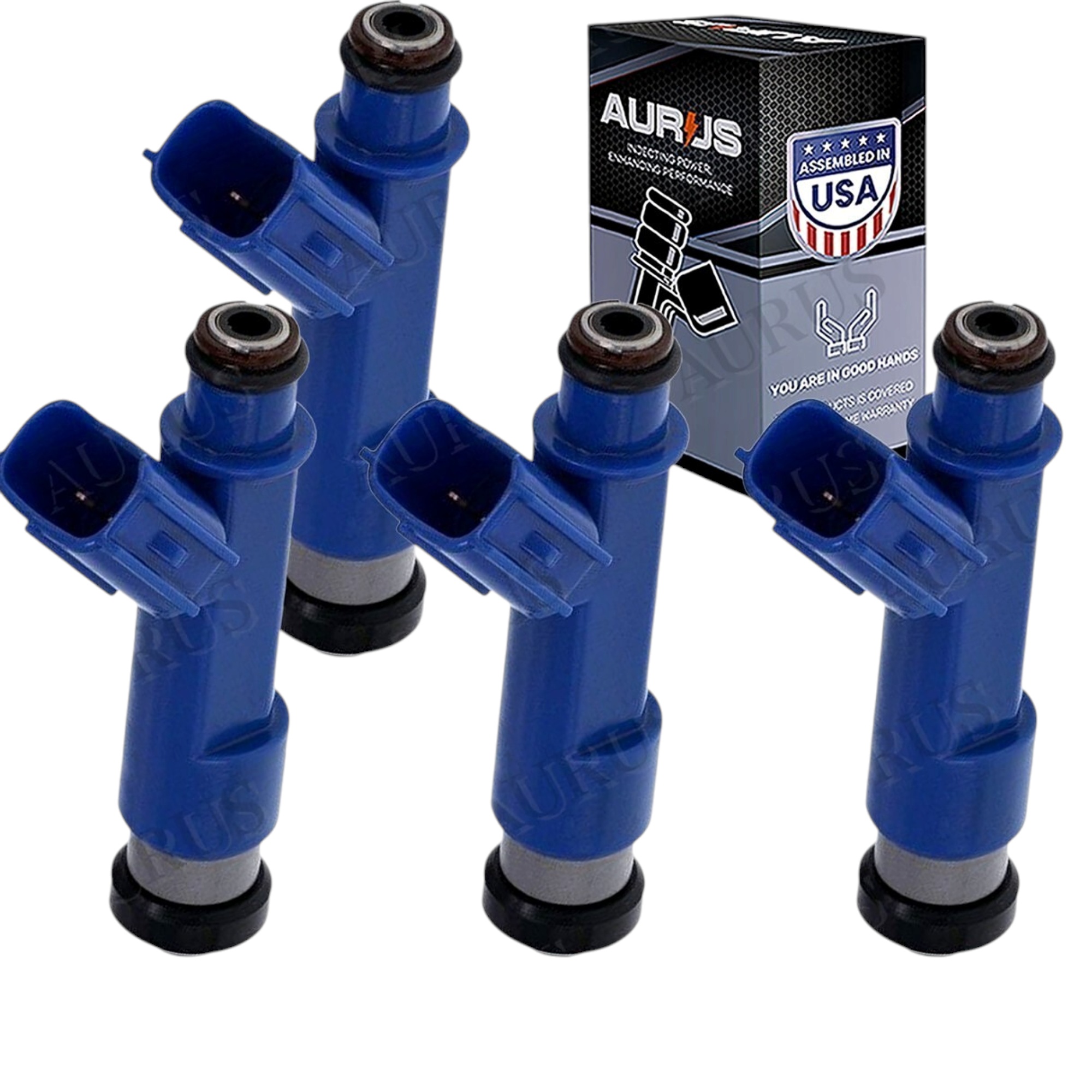 Aurus OEM Set of 4 Fuel Injectors for 2004-2008 Toyota Corolla Matrix Pontiac Vibe 23250-22080