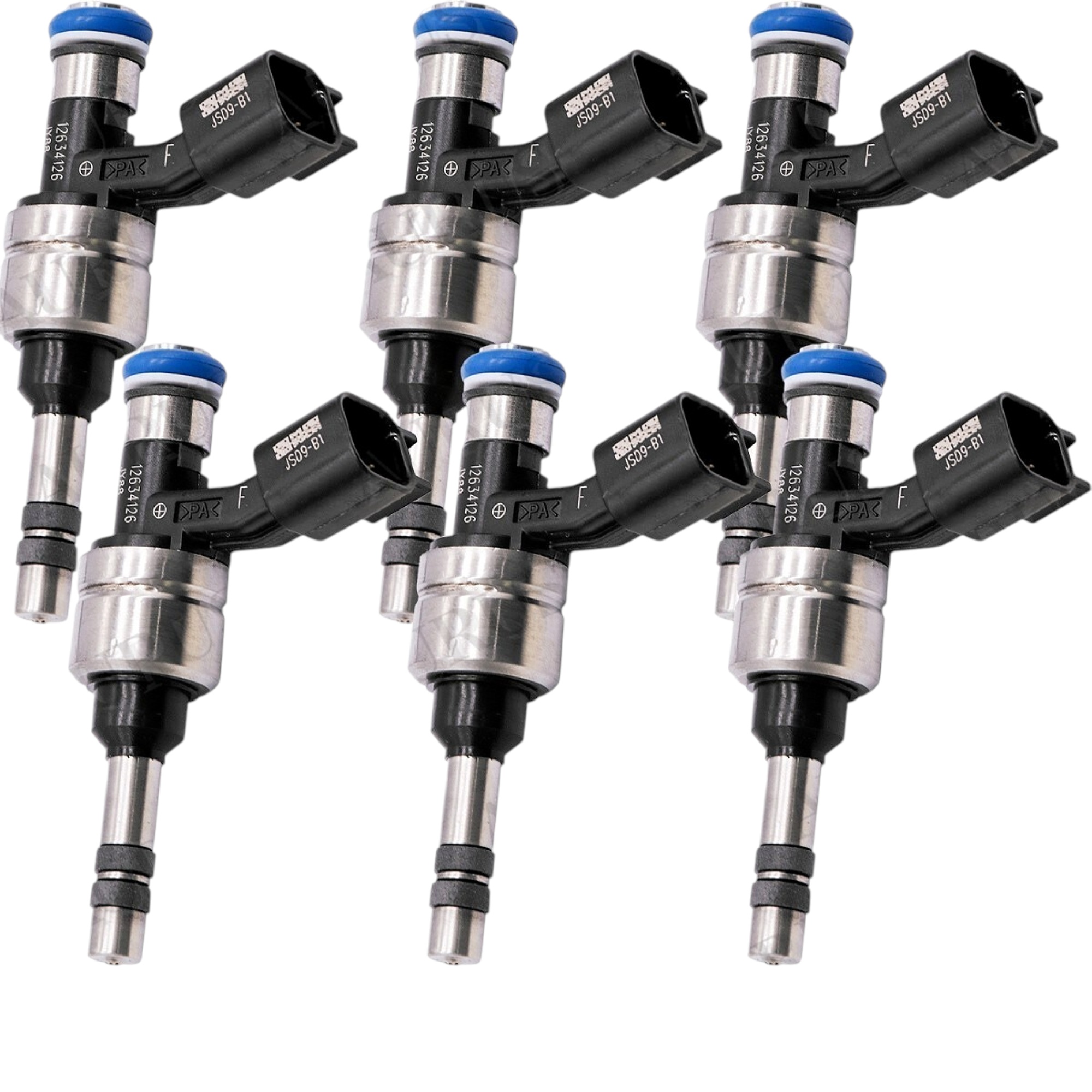 ACDelco GM OEM Set of 6 Fuel Injectors for 2012-2021 Buick Cadillac Chevy Impala GMC 3.6L V6 12634126